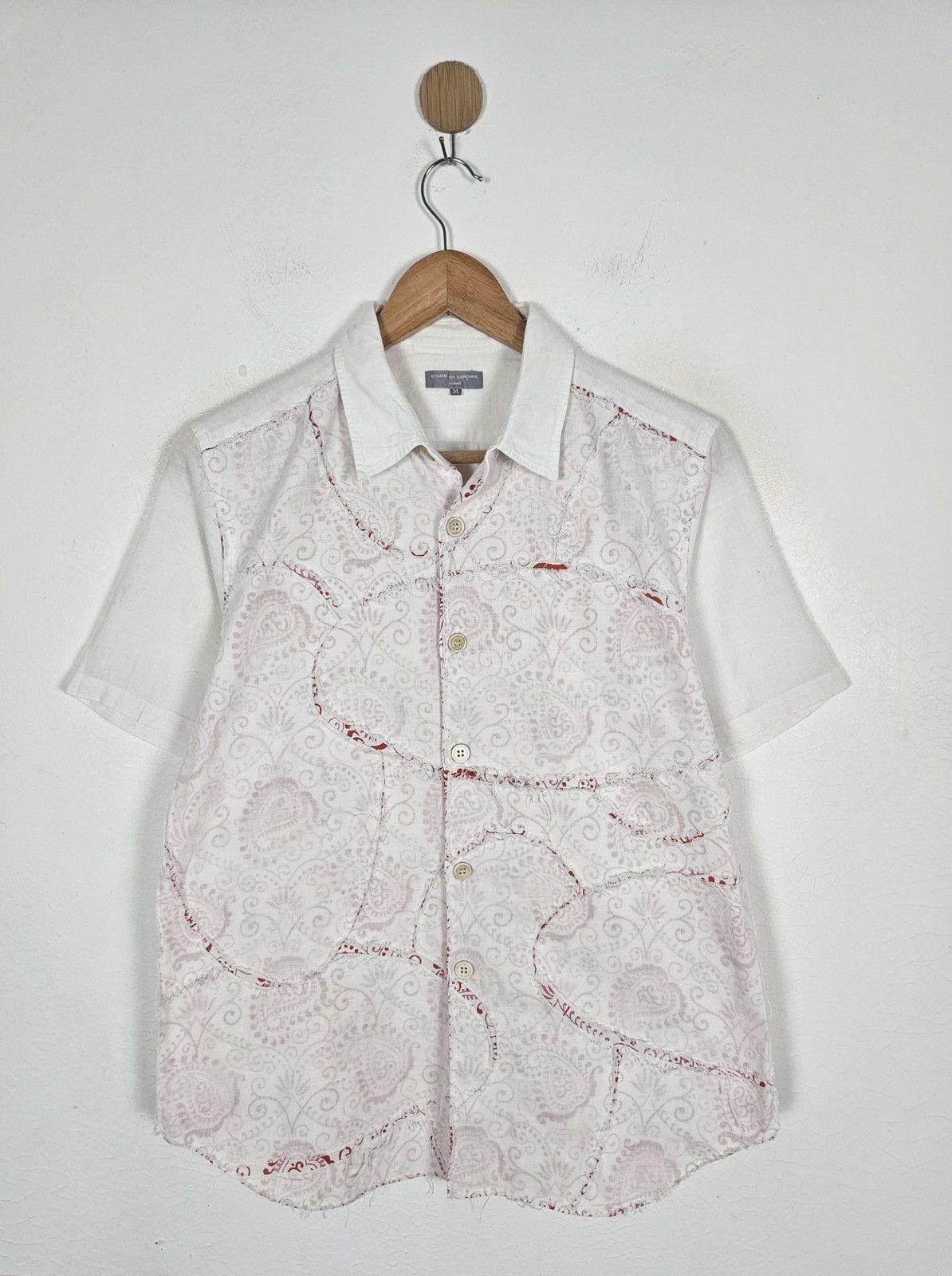 Comme des Garcons Homme Comme des Garcons Homme Paisley shirt Size US M / EU 48-50 / 2 - 1 Thumbnail