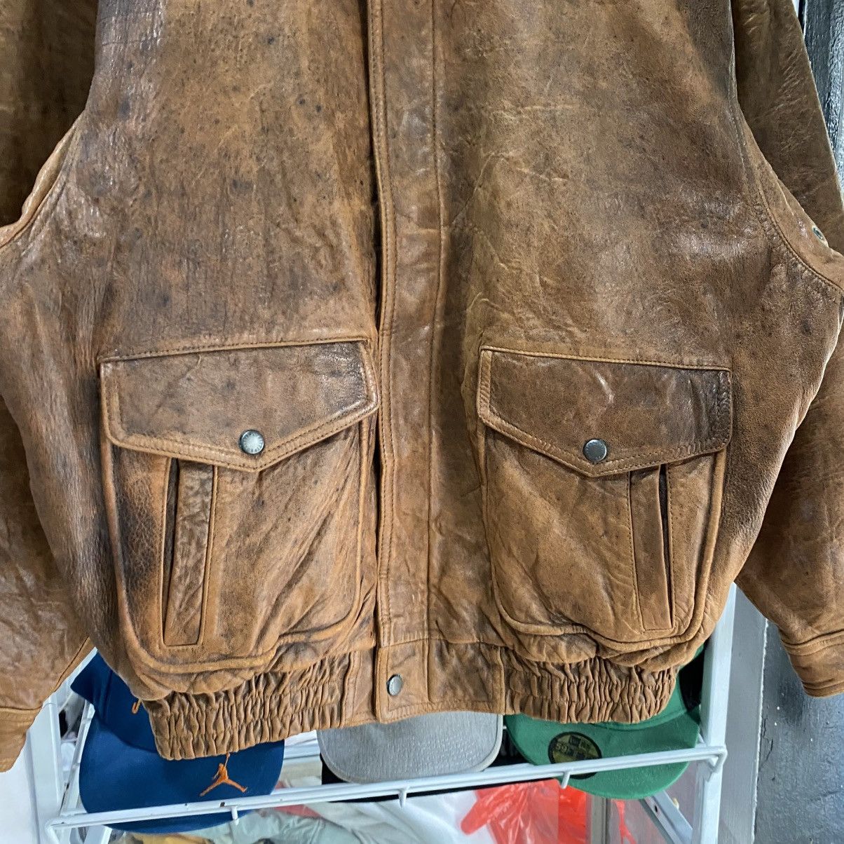 Vintage Vintage Loriti Leather Jacket Size US XL / EU 56 / 4 - 5 Thumbnail