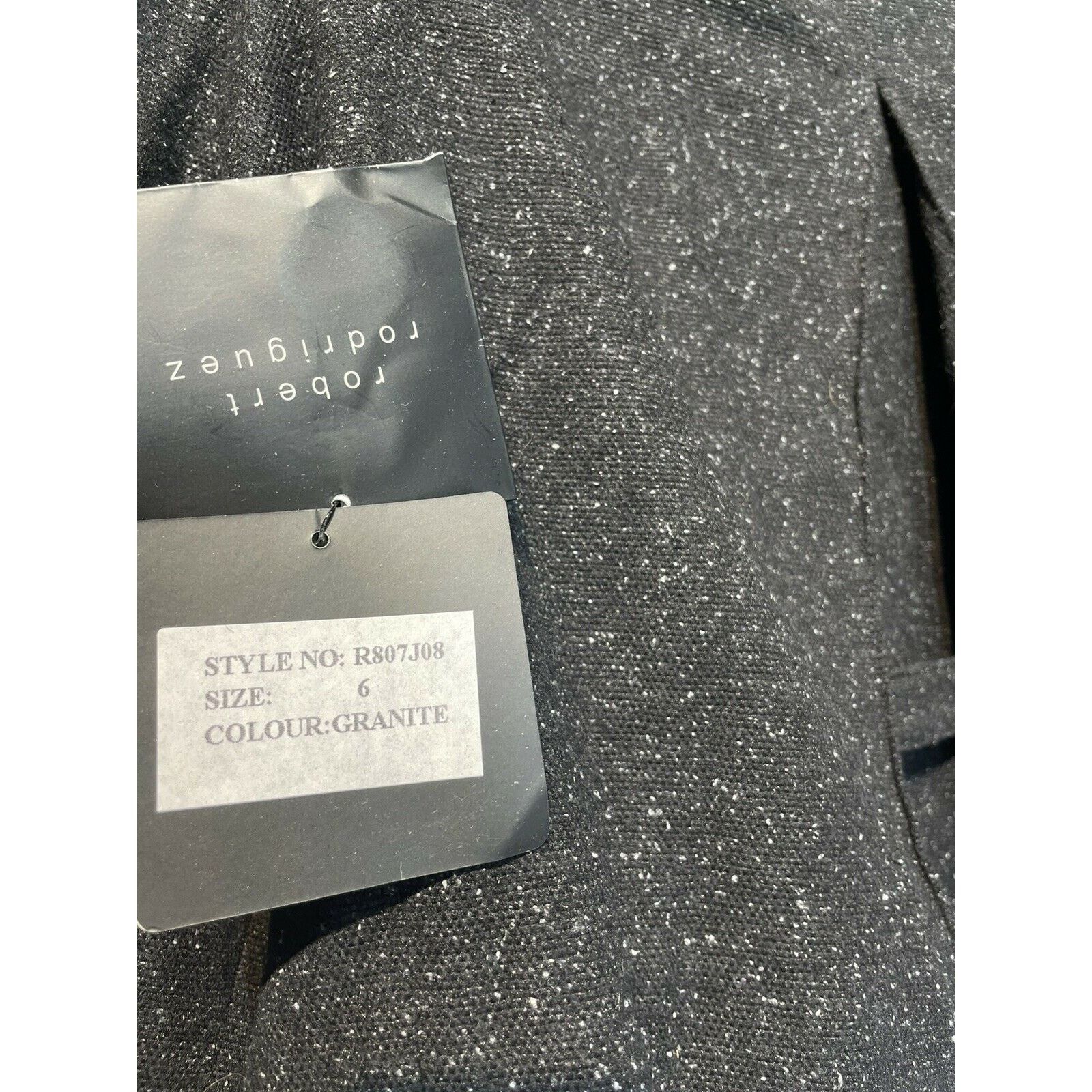 Robert Rodriguez Robert Rodriguez Women’s Size 6 Black Spotted Wool Silk Coat Size M / US 6-8 / IT 42-44 - 8 Thumbnail