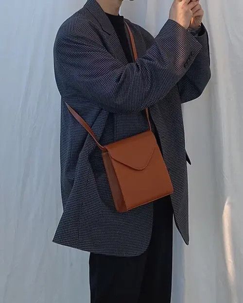 Japanese Brand × Vintage Korean fashion faux leather flap crossbody bag Size ONE SIZE - 3 Thumbnail