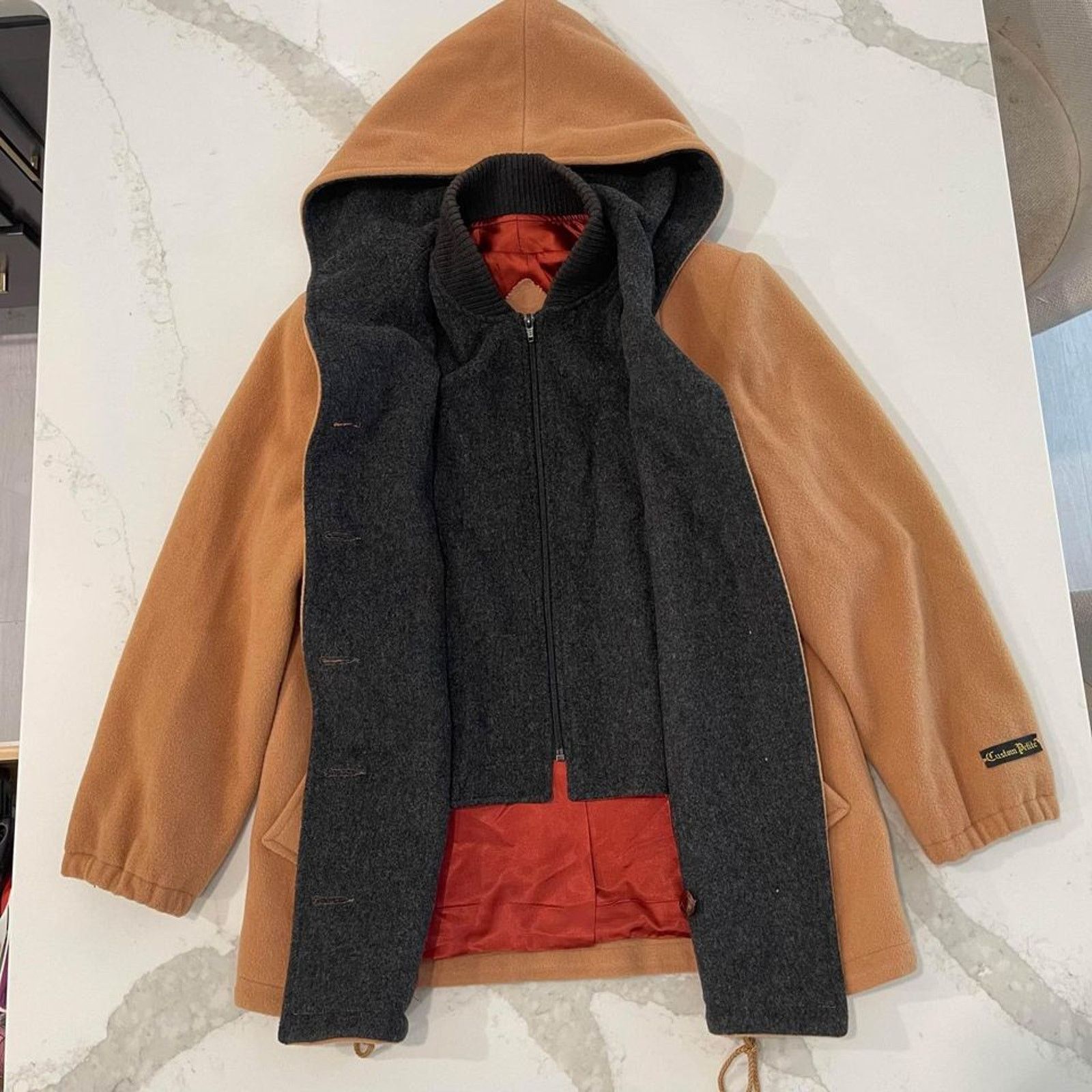 Mackintosh Vintage Authentic Mackintosh Vestcoat Wool Tan Womens 8P Size M / US 6-8 / IT 42-44 - 5 Thumbnail