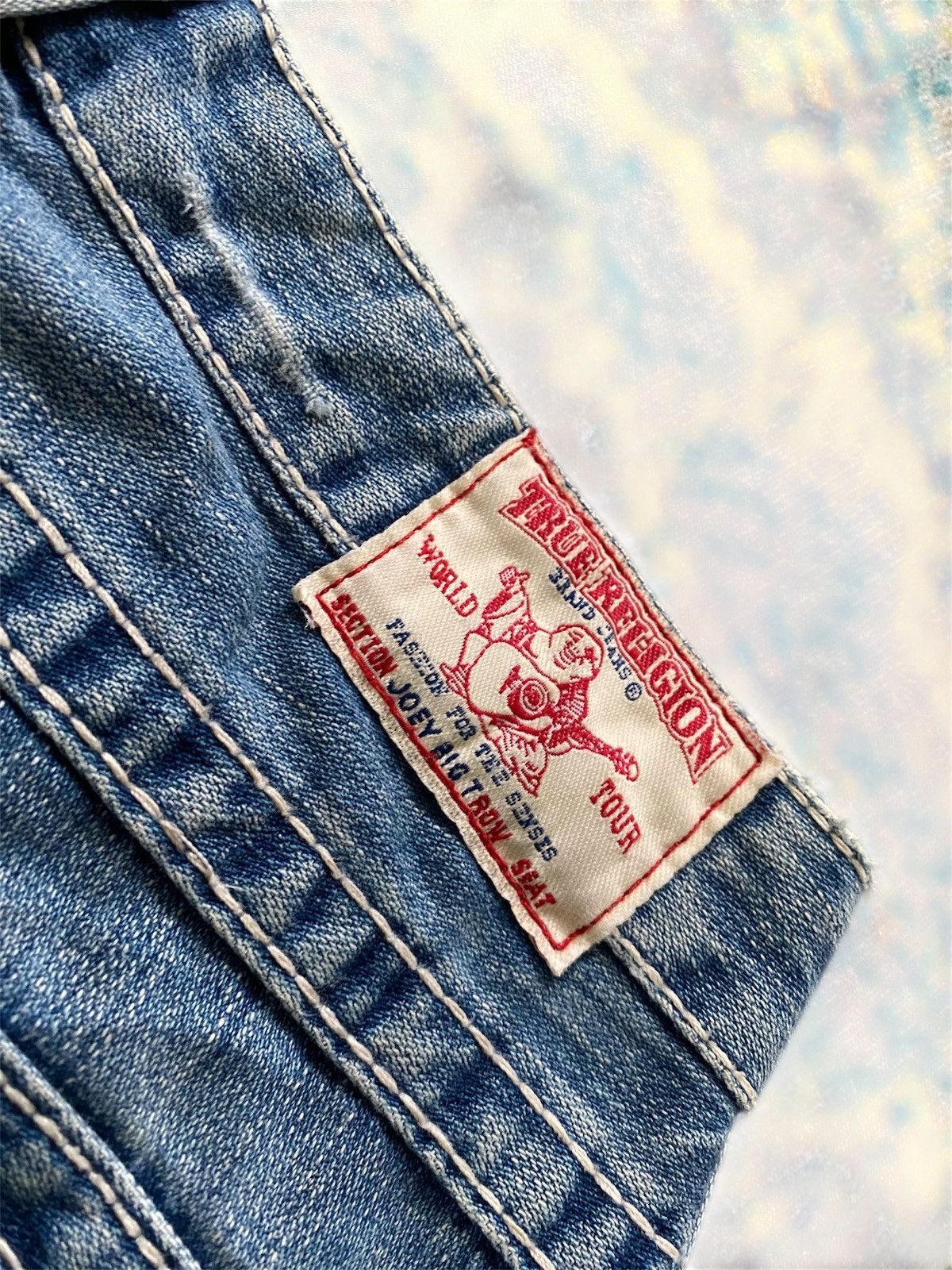 Designer Flare True Religion Joey Big Bootcut Jeans Size 27" / US 4 / IT 40 - 6 Thumbnail