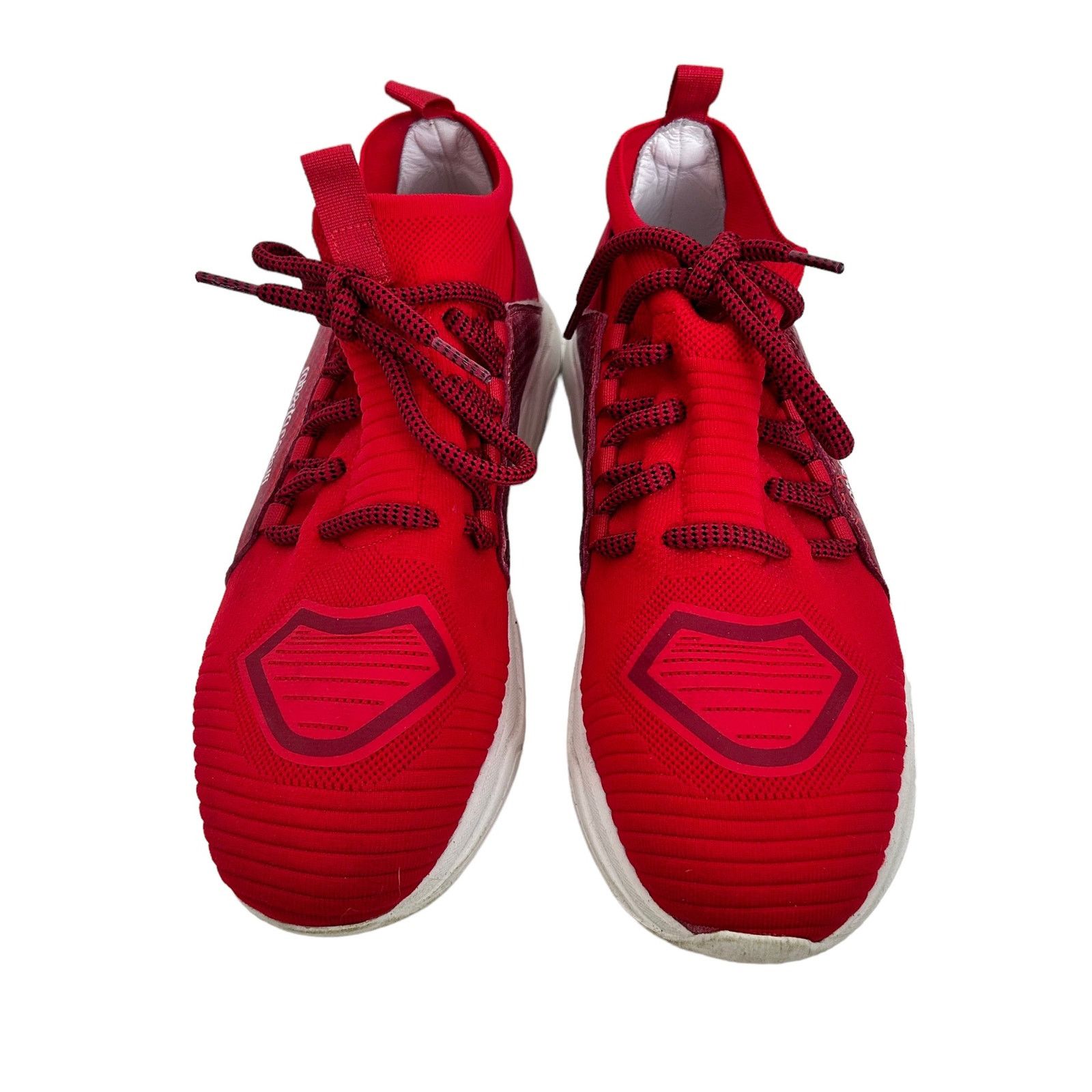 Roberto Cavalli Roberto Cavalli Red Chunky Sock Sneakers Sz 11 Size US 11 / IT 41 - 3 Thumbnail