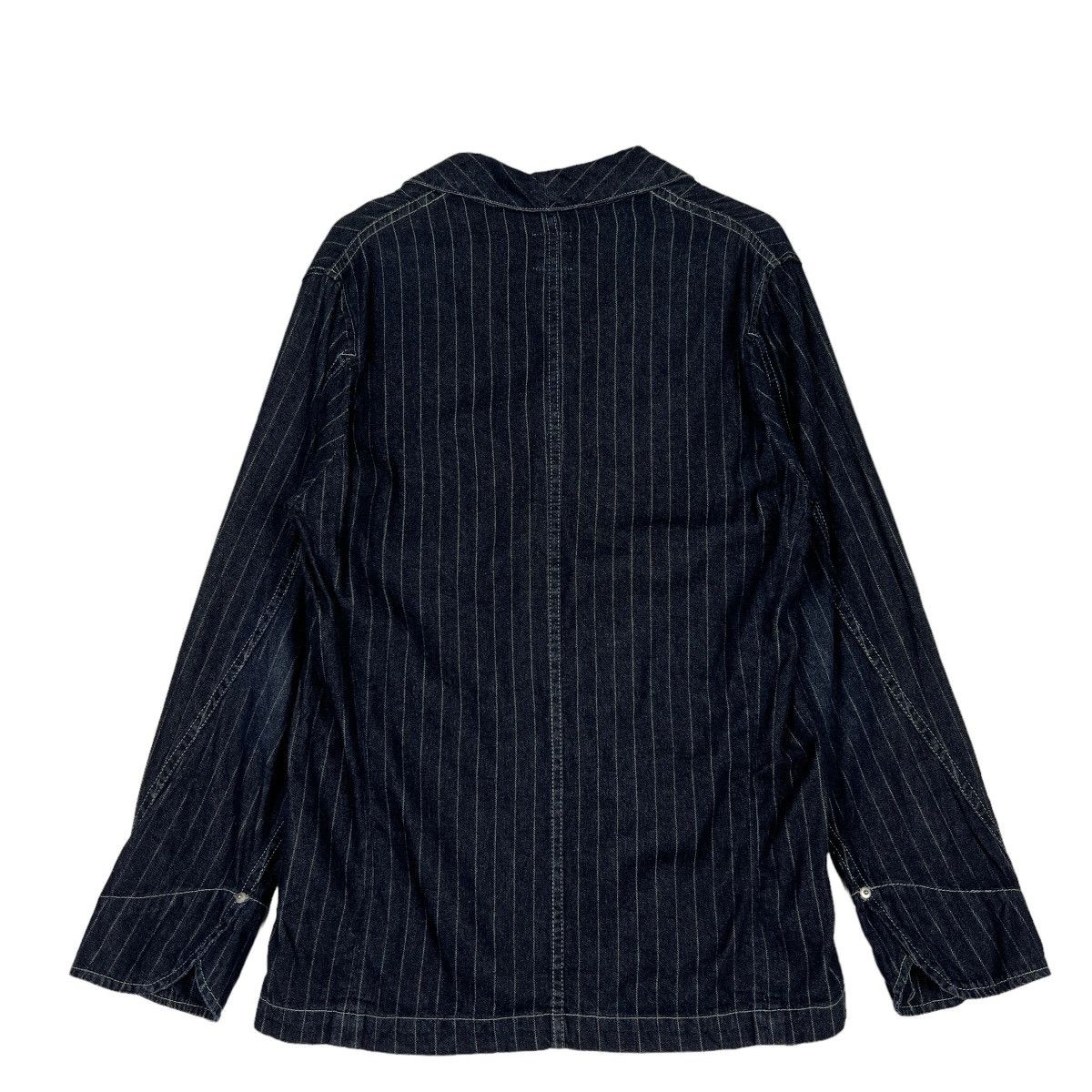 Japanese Brand 🔥 JUNGLE STORM HIKORY STRIPE CHORE JACKET Size US M / EU 48-50 / 2 - 8 Thumbnail
