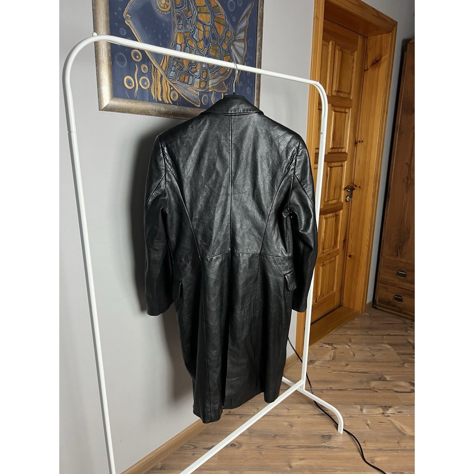 Versace Versace Jeans Couture Vintage Leather Fitted Cut Long Coat S Size S / US 4 / IT 40 - 7 Thumbnail