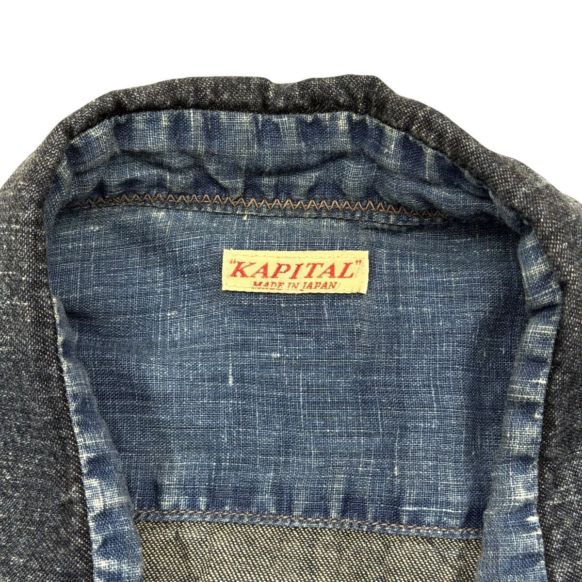 Kapital Boro Patchwork S/S Button Up Size US M / EU 48-50 / 2 - 7 Thumbnail