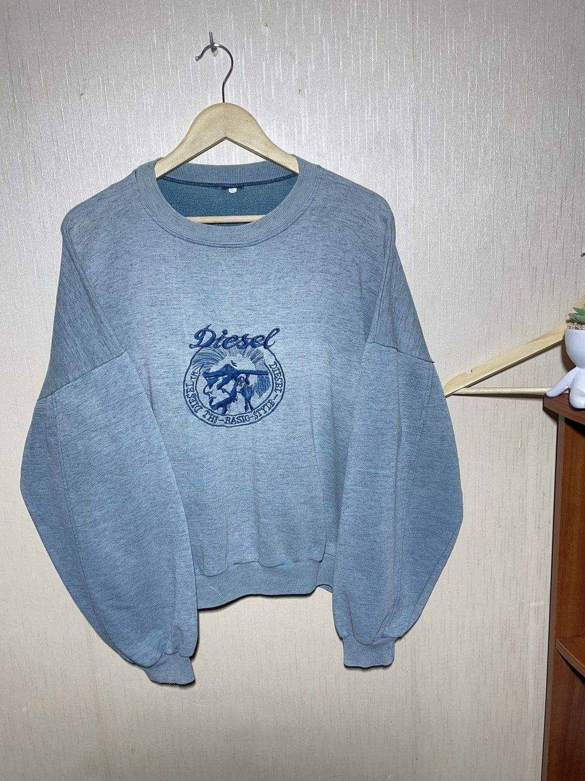 Diesel × Vintage Diesel vintage sweatshirt 90s Size US XL / EU 56 / 4 - 1 Thumbnail