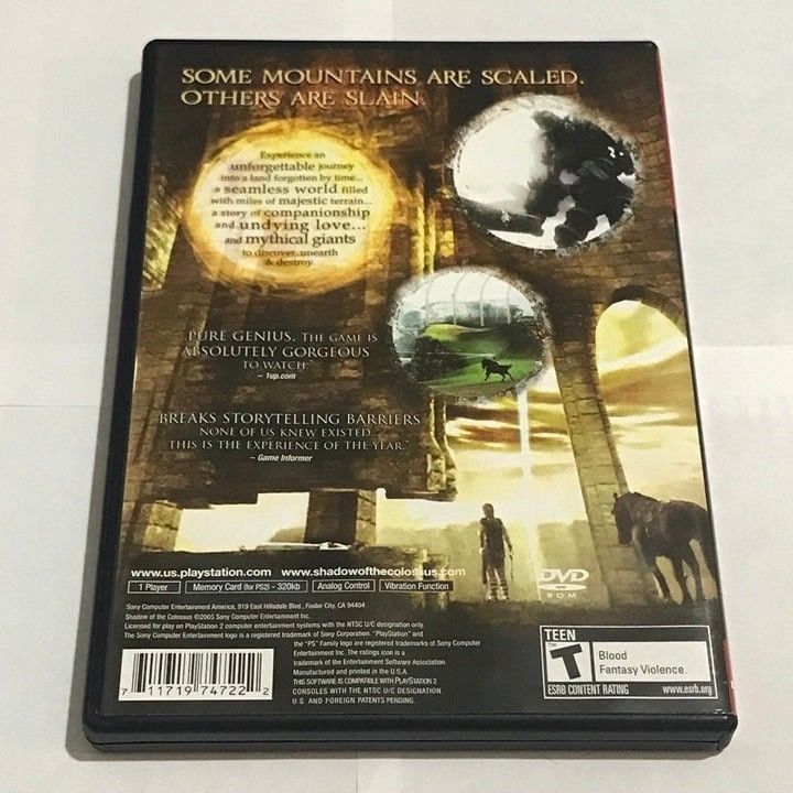 Other PS2 Shadow of The Colossus For PlayStation 2 Size ONE SIZE - 2 Thumbnail