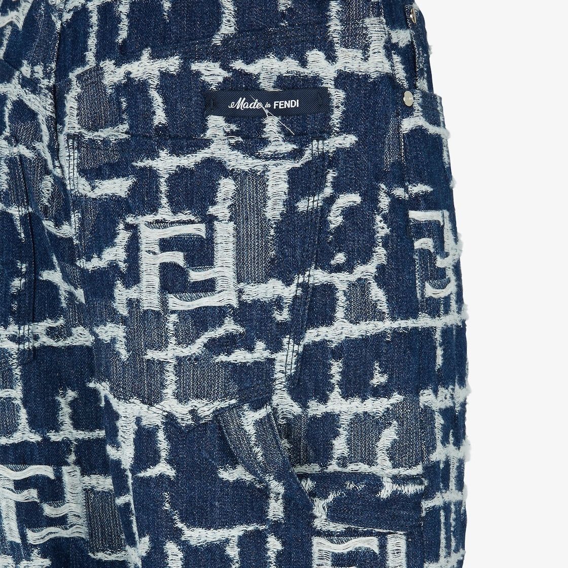 Fendi o1s1wg111025 Long Jeans in Blue Size US 36 / EU 52 - 3 Thumbnail