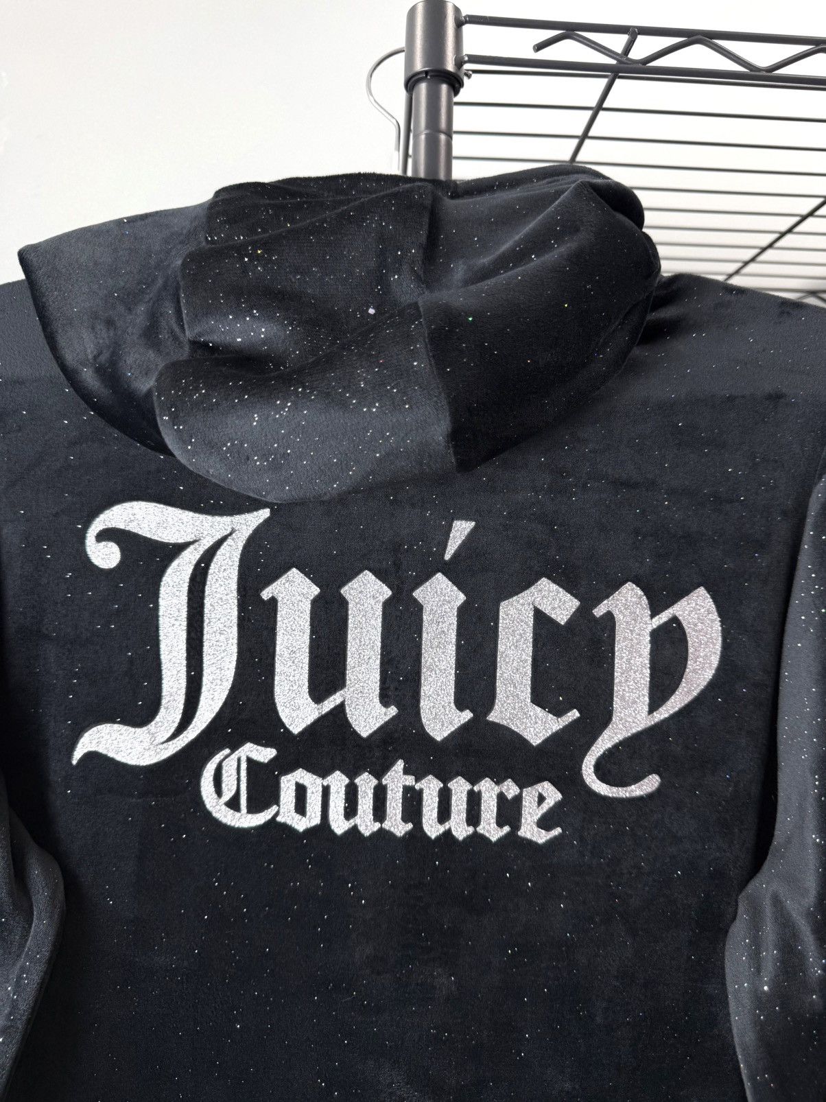 Juicy Couture Juicy Couture Velour Rhinestones Hoodie Y2K Ed hardy Size S / US 4 / IT 40 - 7 Thumbnail