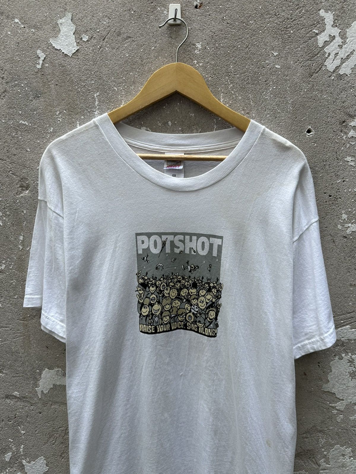 Band Tees × Fruit Of The Loom × Vintage Vintage 90's PotShot J-Ska Band XL Tees *WithSignature Size US XL / EU 56 / 4 - 3 Thumbnail
