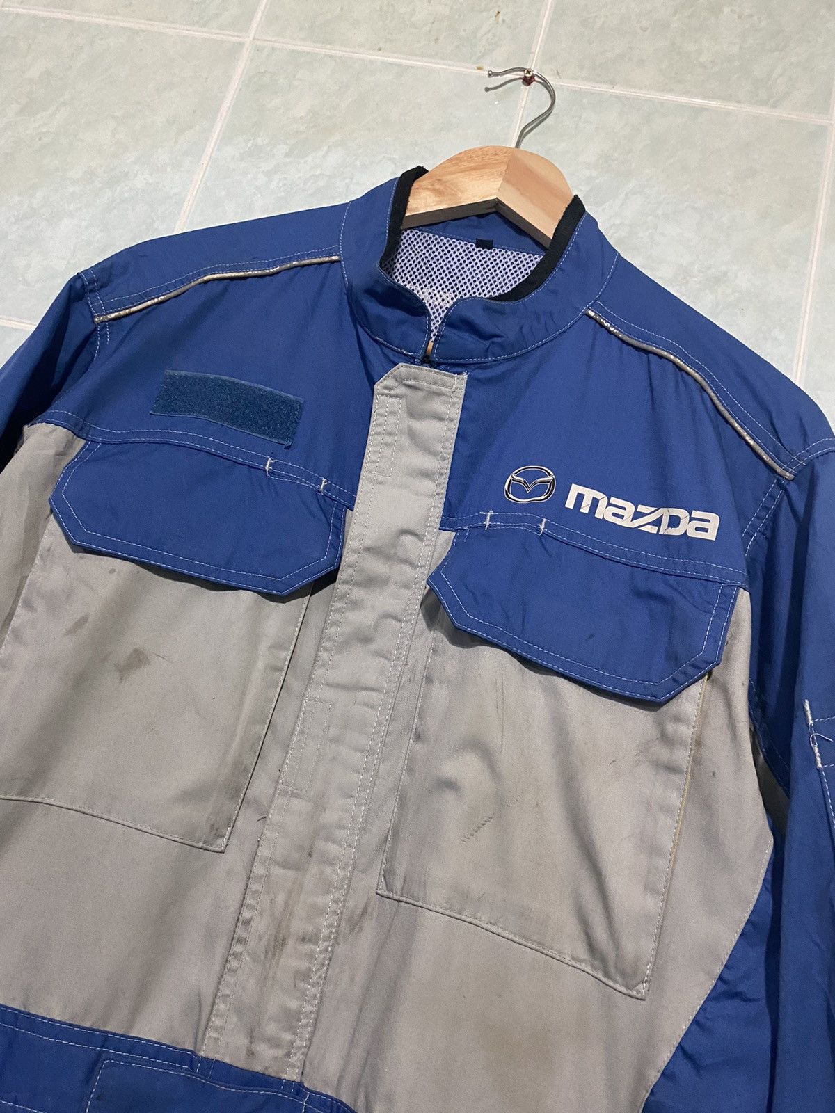 Gear for Sports × Vintage VINTAGE MAZDA WORKWEAR OVERALL RACING JACKET Size US L / EU 52-54 / 3 - 3 Thumbnail