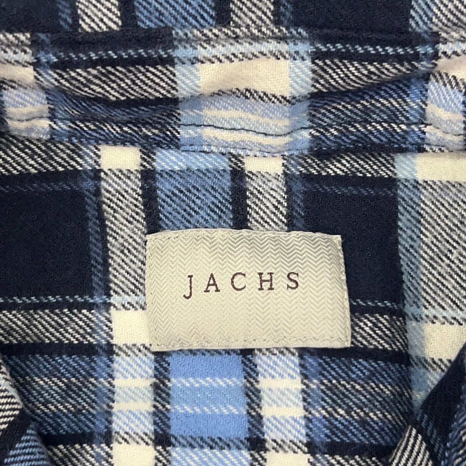 JACHS NY JACHS Brawny Flannel Button Front Shirt Western Blue M Size US M / EU 48-50 / 2 - 4 Thumbnail