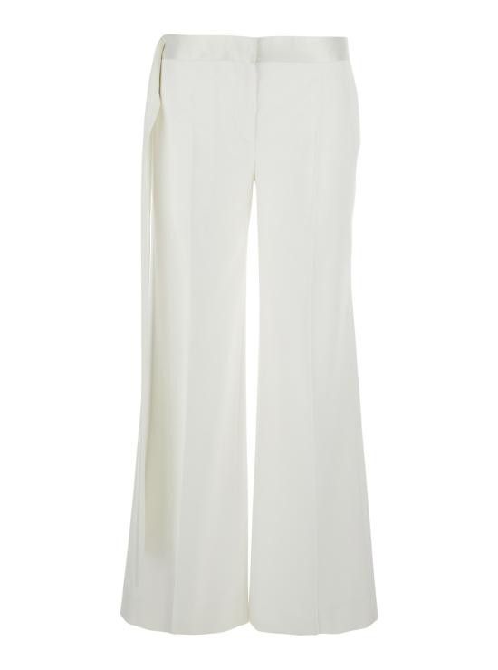 Victoria Beckham VICTORIA BECKHAM Women Straight Pants 1125WTR006040AIVORY White Size 26" / US 2 / IT 38 - 1 Thumbnail