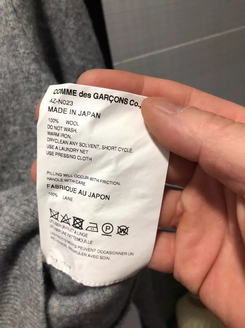 Comme des Garcons Comme Des Garcons Round neck wool cardigan 2503-Nextarrow Size M / US 6-8 / IT 42-44 - 6 Thumbnail