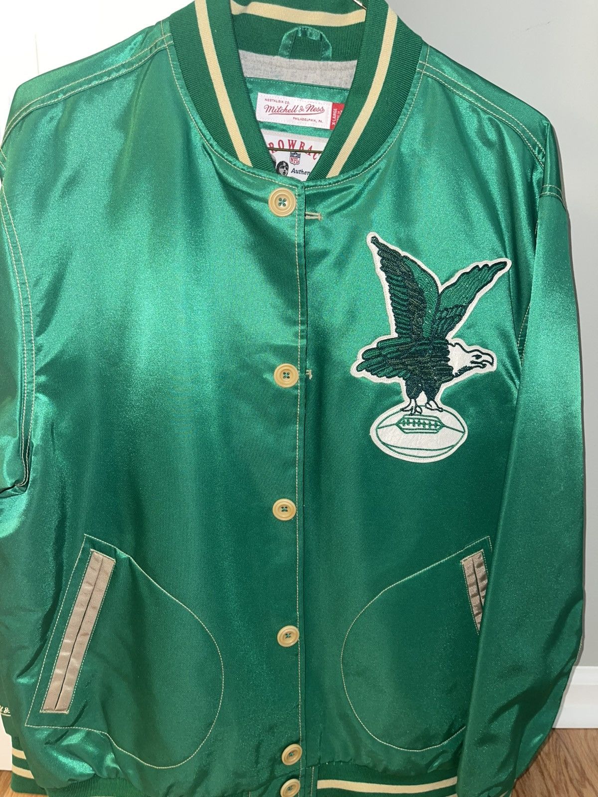Mitchell & Ness Mitchell & Ness Philadelphia Eagles 1938 Throwback Jacket Size US XL / EU 56 / 4 - 1 Thumbnail