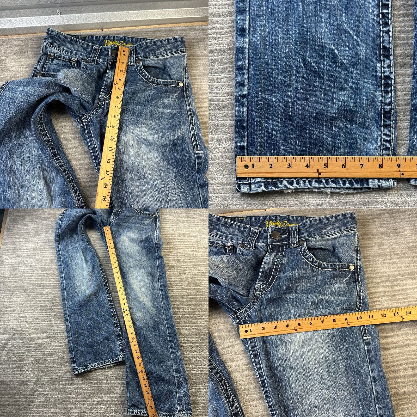 Wrangler Wrangler Jeans Mens 30x32 Blue Denim Bootcut Relaxed 5-Pocket Belt Loops Cowboy 90s Rock 47 Vintage: No Size US 30 / EU 46 - 8 Thumbnail