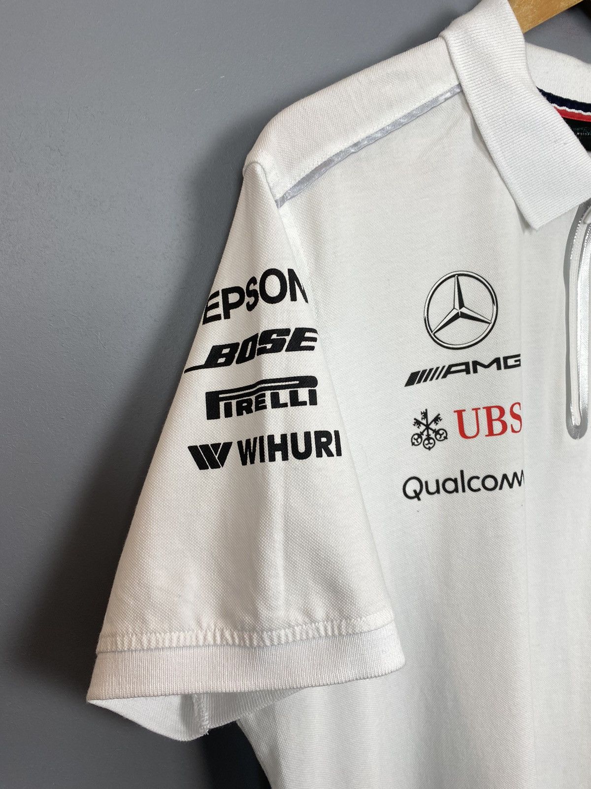 Mercedes-Benz Mercedes AMG Petronas F1 Team Polo Shirt Size XL White Top Size US XL / EU 56 / 4 - 3 Thumbnail