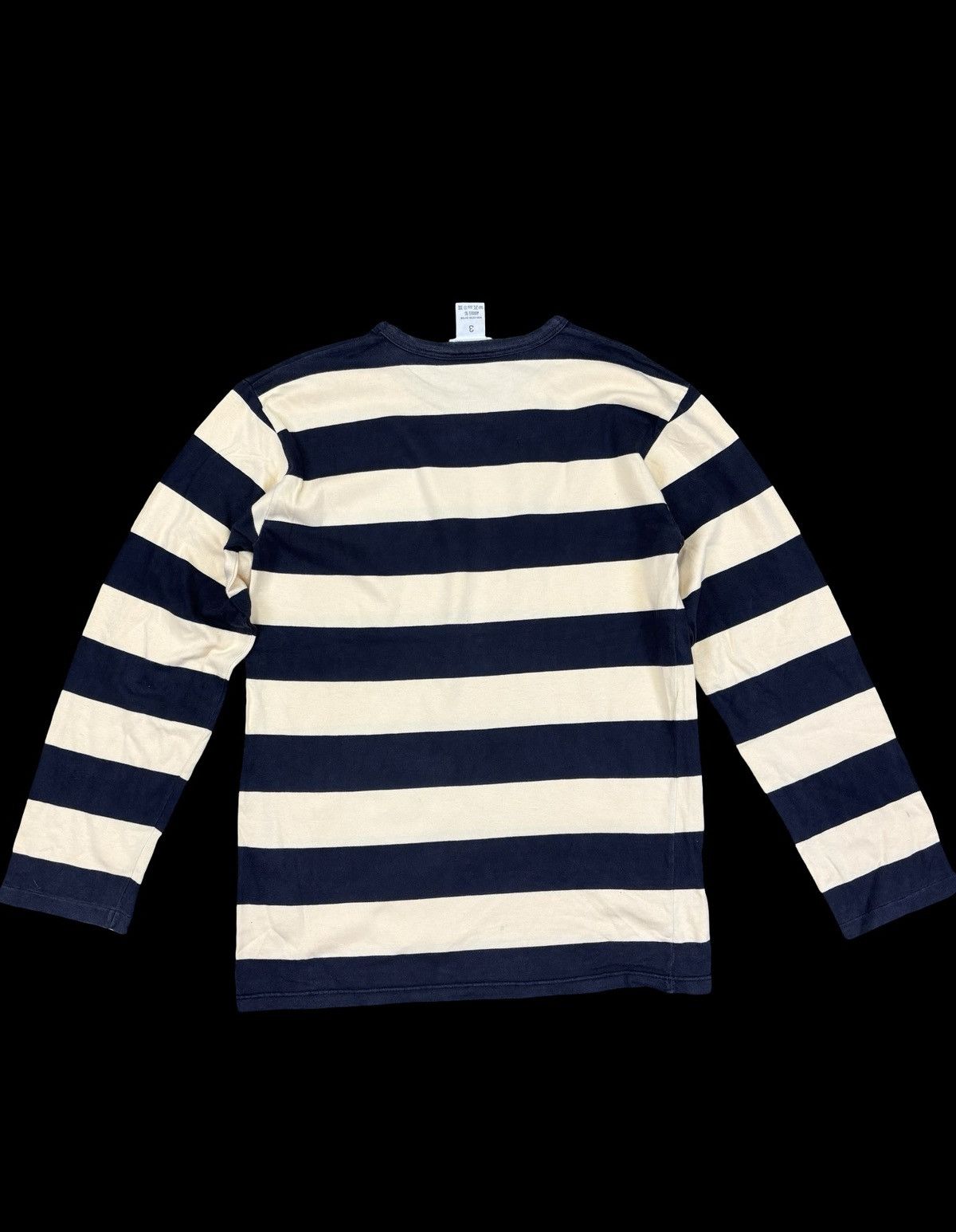 agnes b. Agnes B Prisoner Stripes Long Sleeves Shirt F975 Size US M / EU 48-50 / 2 - 2 Thumbnail