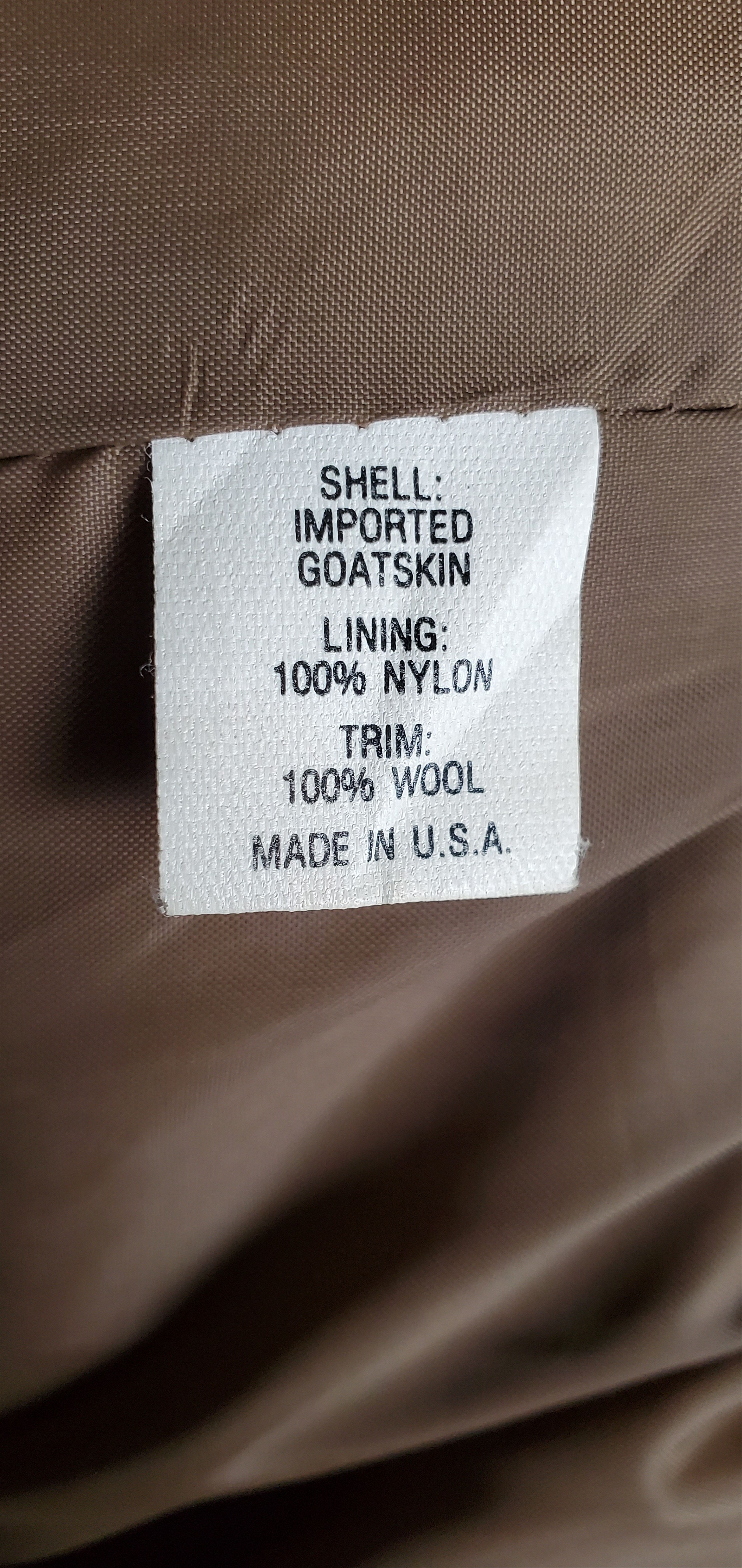 L.L. Bean Vintage L.L Bean Flying Tiger Goatskin Cockpit Jacket Size US S / EU 44-46 / 1 - 5 Thumbnail