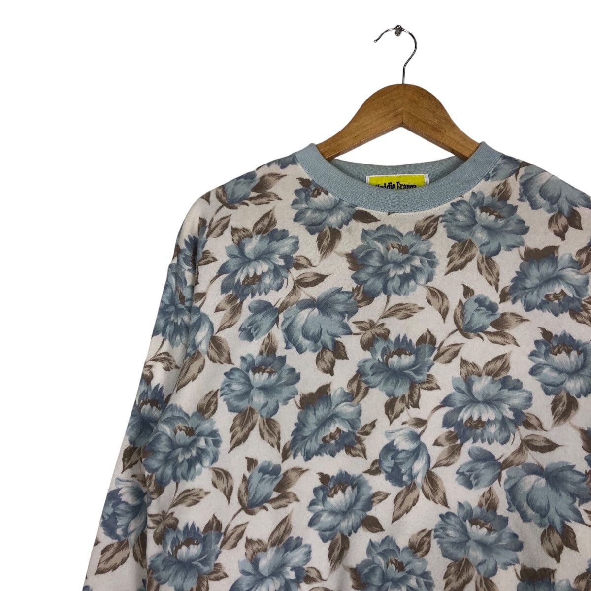 Japanese Brand × Vintage Vintage Floral Rare Design Sweatshirt 90s Streetwear Size US M / EU 48-50 / 2 - 6 Thumbnail