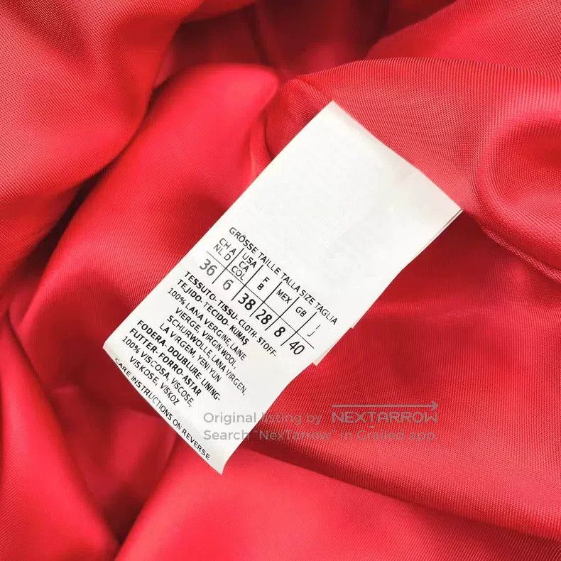Max Mara Max Mara Red wool coat Size S / US 4 / IT 40 - 4 Thumbnail