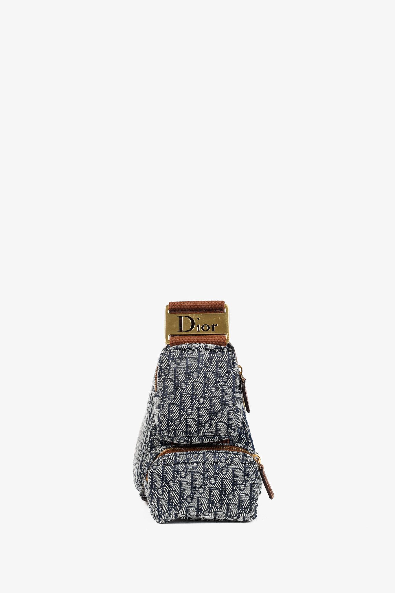 Dior Christian Dior Street Chic Columbus Avenue Logo-Jacquard Bag Size ONE SIZE - 3 Thumbnail
