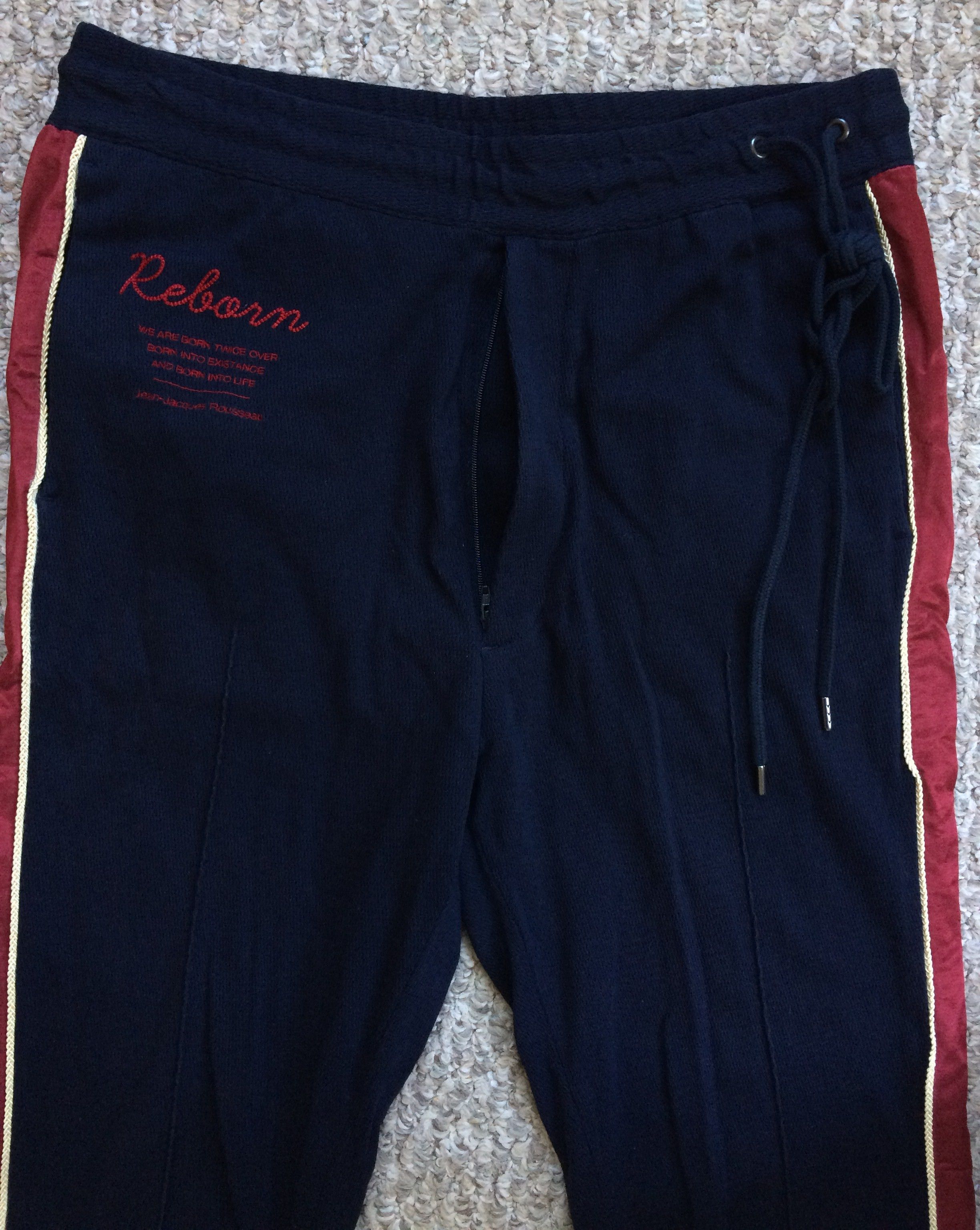 Maison MIHARA YASUHIRO Mihara Yasuhiro Fit "Reborn" Embroidered Track Pants Size US 30 / EU 46 - 2 Thumbnail