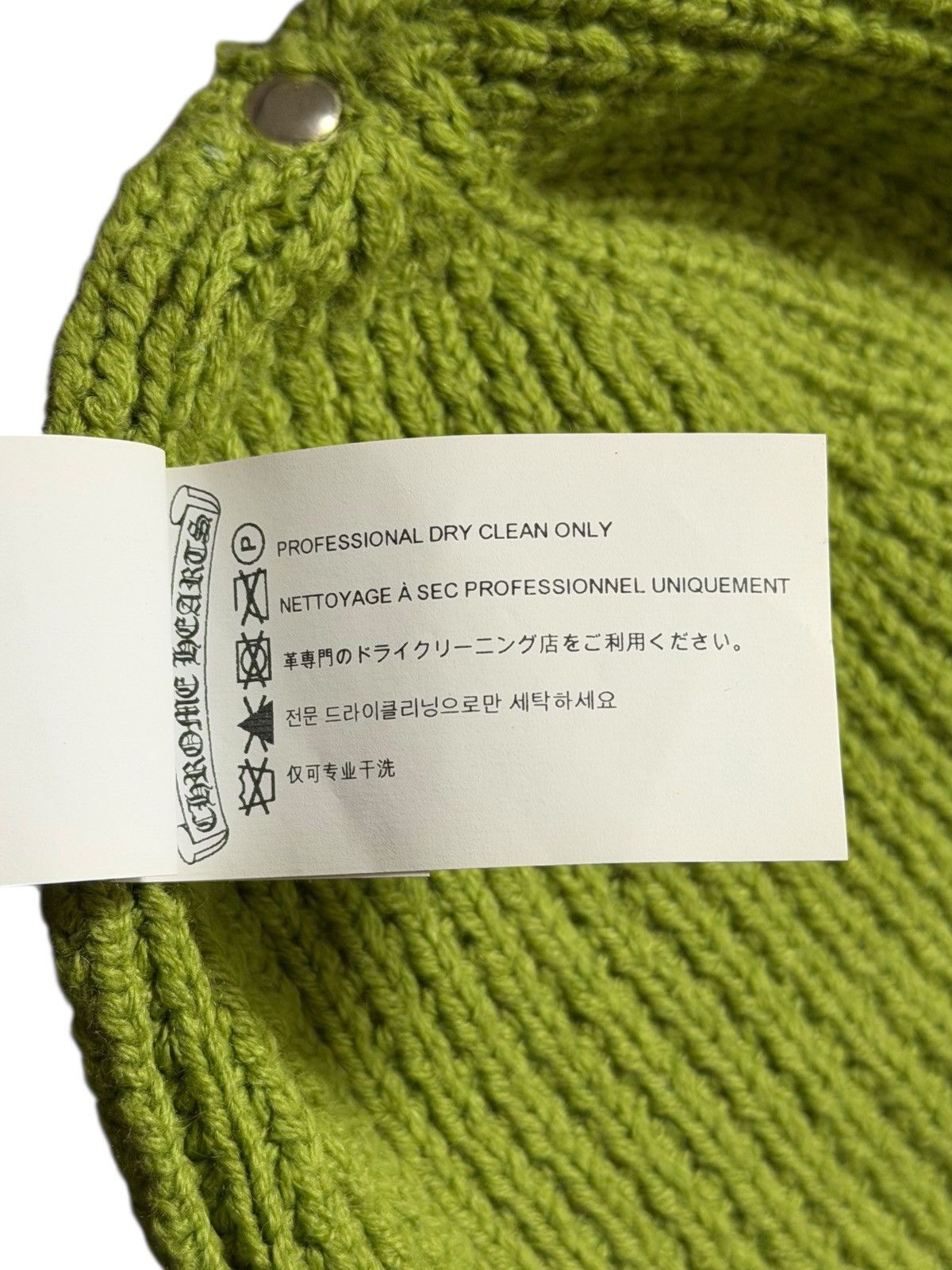Chrome Hearts Cashmere Hit And Run Beanie Knit Size ONE SIZE - 6 Thumbnail