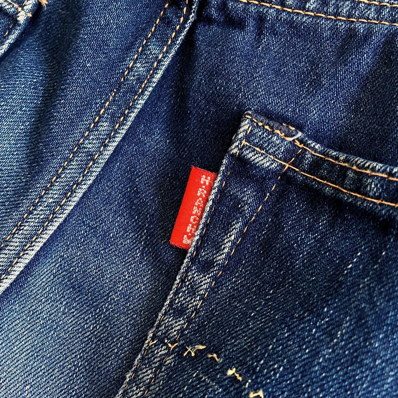 Blue Blue Japan BLUE BLUE Japanese Indigo Denim Jeans Oni-Hige H.R.M Size 27" / US 4 / IT 40 - 4 Thumbnail