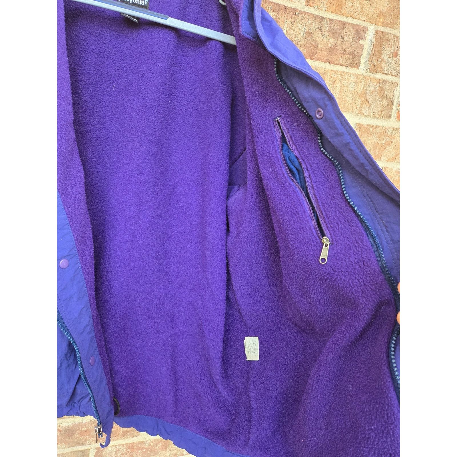 Patagonia Vintage Patagonia Large Purple Bomber Fleece Lined Jacket Size US L / EU 52-54 / 3 - 4 Thumbnail