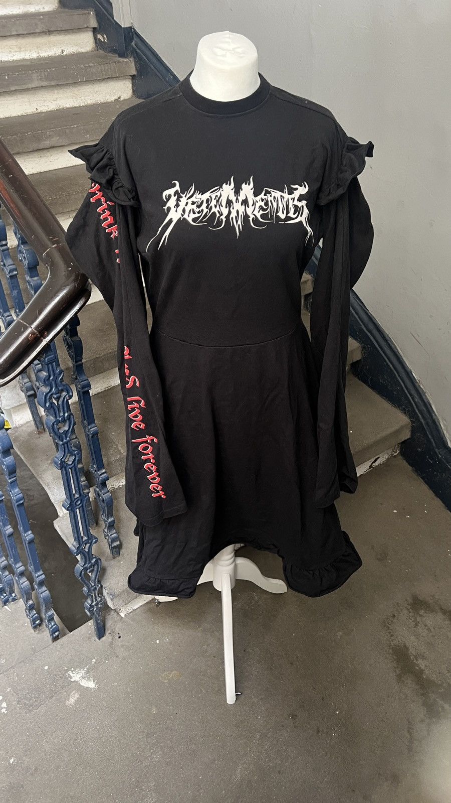 Vetements Vetements Total Darkness TFD Dress Size XS / US 0-2 / IT 36-38 - 1 Thumbnail