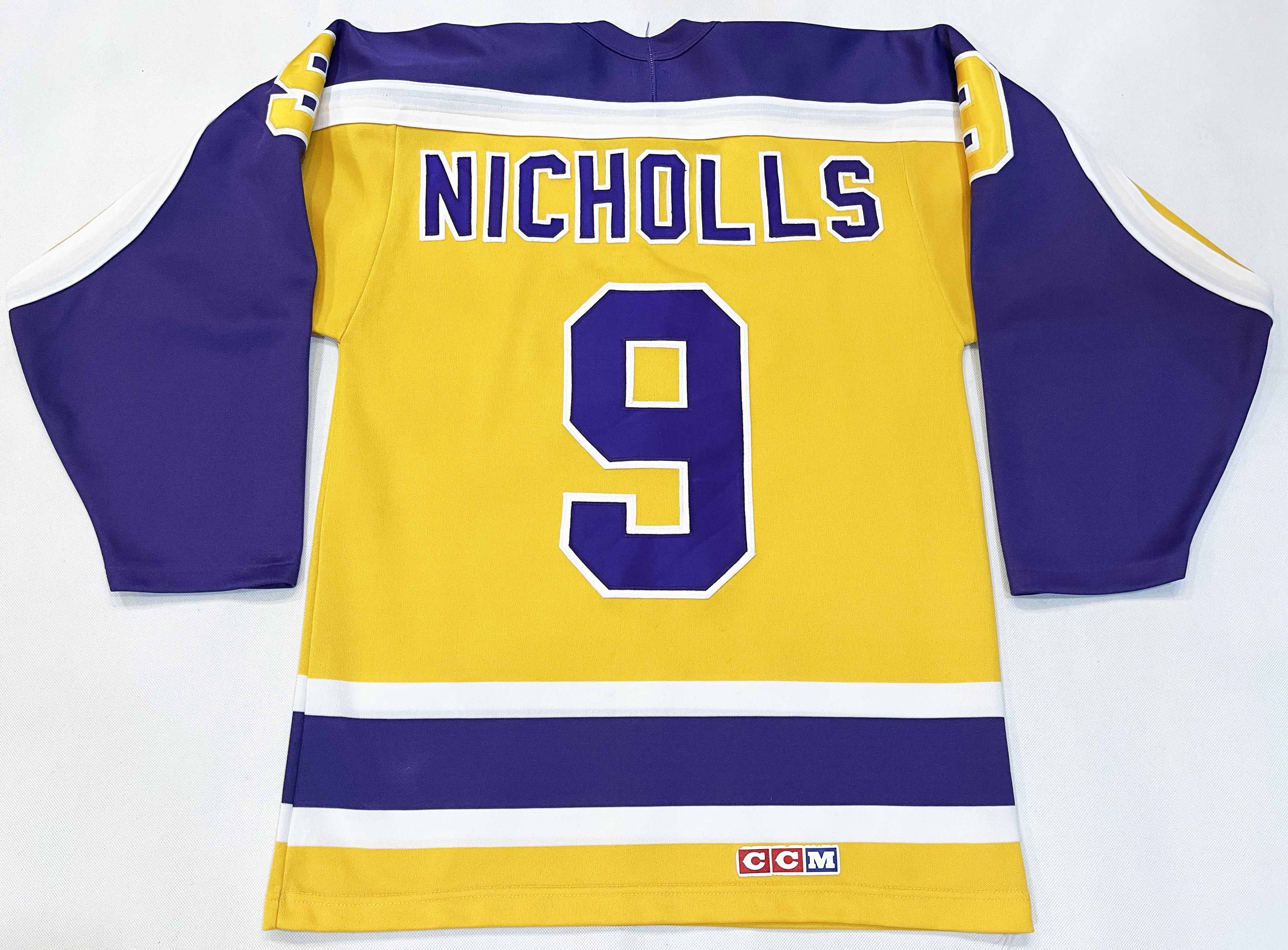 Ccm × Vintage Vintage CCM Los Angeles Kings NICHOLLS #9 NHL Hockey Jersey Size US S / EU 44-46 / 1 - 2 Thumbnail