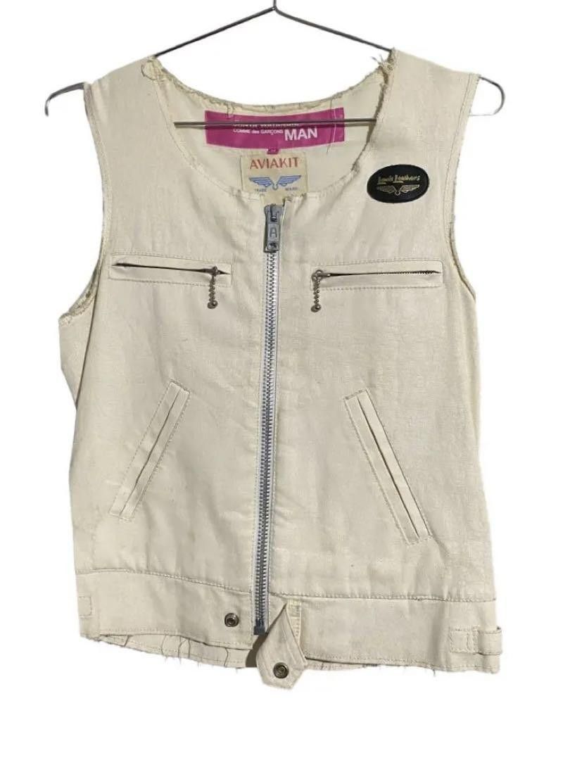 Junya Watanabe JUNYA WATANABE Man Skull Studs Vest White M Size US M / EU 48-50 / 2 - 2 Thumbnail