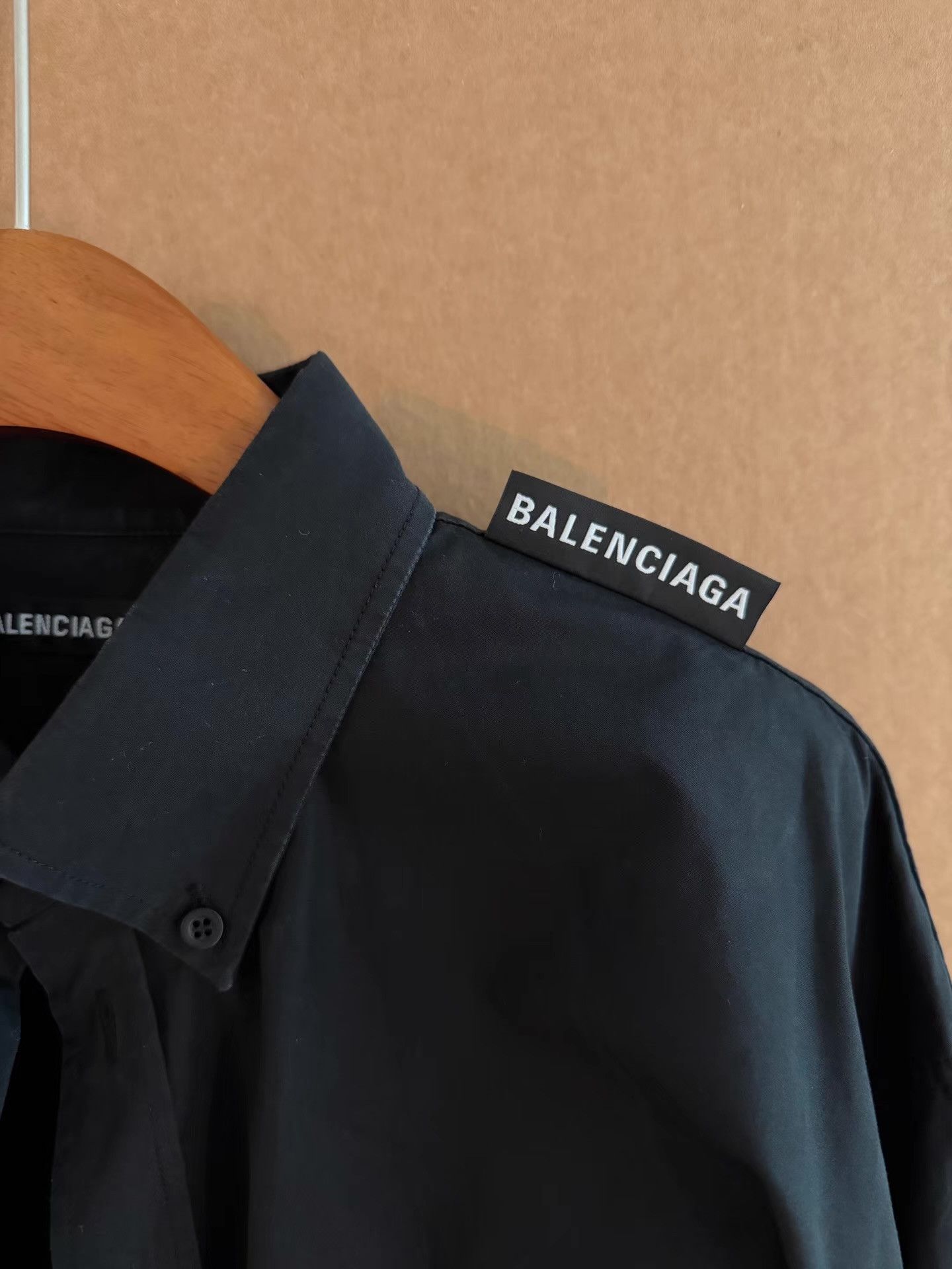 Balenciaga Balenciaga Black Long Sleeve Shirt Q16 Size US M / EU 48-50 / 2 - 4 Thumbnail