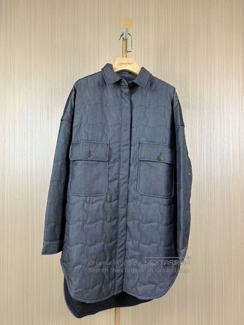 Loewe Loewe Leather Patch Wool Coat Size XS / US 0-2 / IT 36-38 - 1 Thumbnail