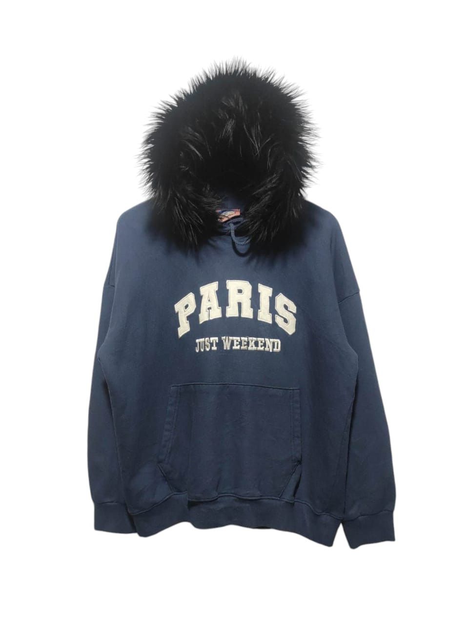 Paris Just Weekend Boxy Fur Hoodie IfSixWasNine LGB style