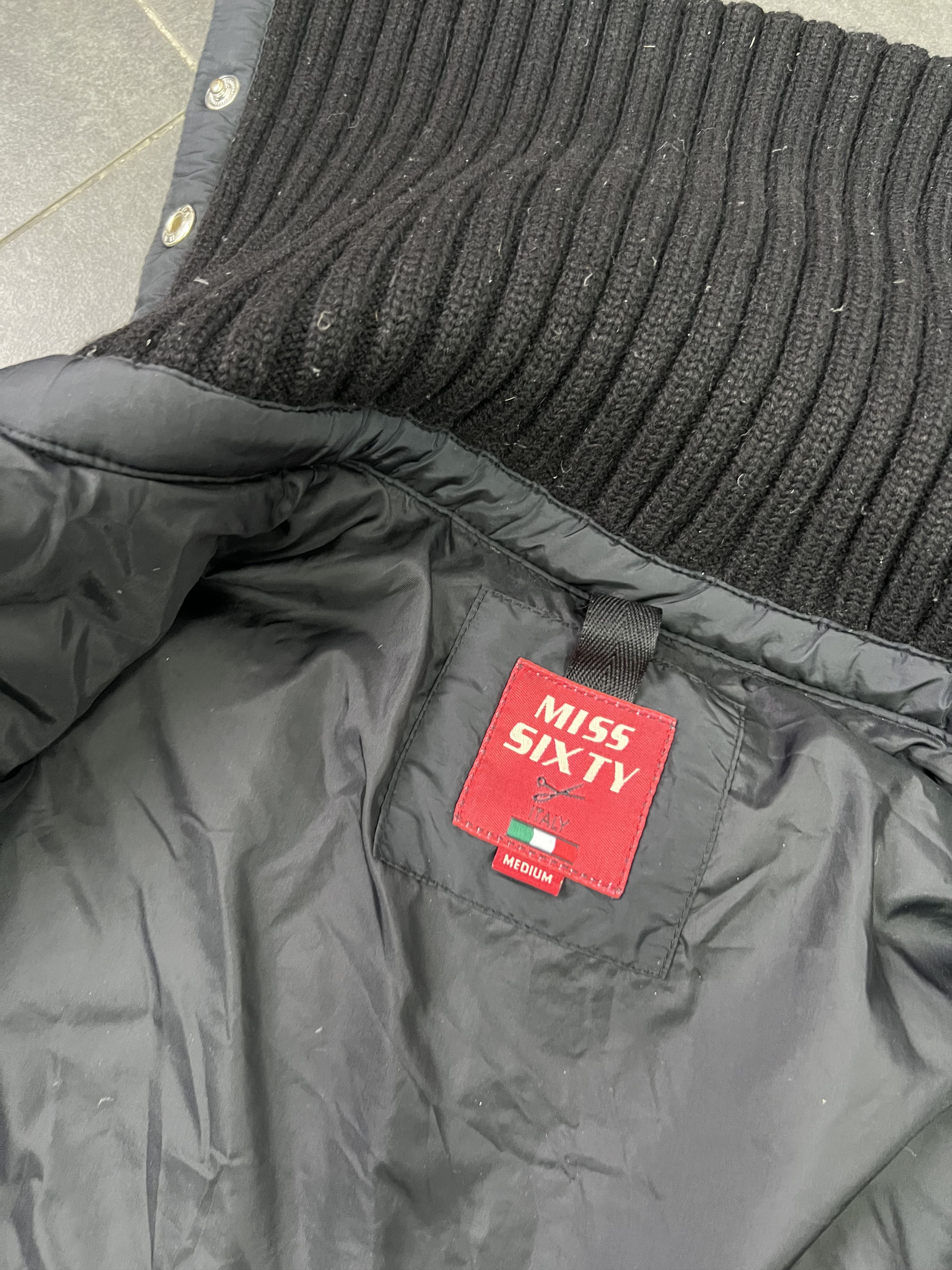 Miss Sixty Dolce Gabbana style Y2K MISS SIXTY DOWN BOMBER JACKET Size M / US 6-8 / IT 42-44 - 12 Thumbnail