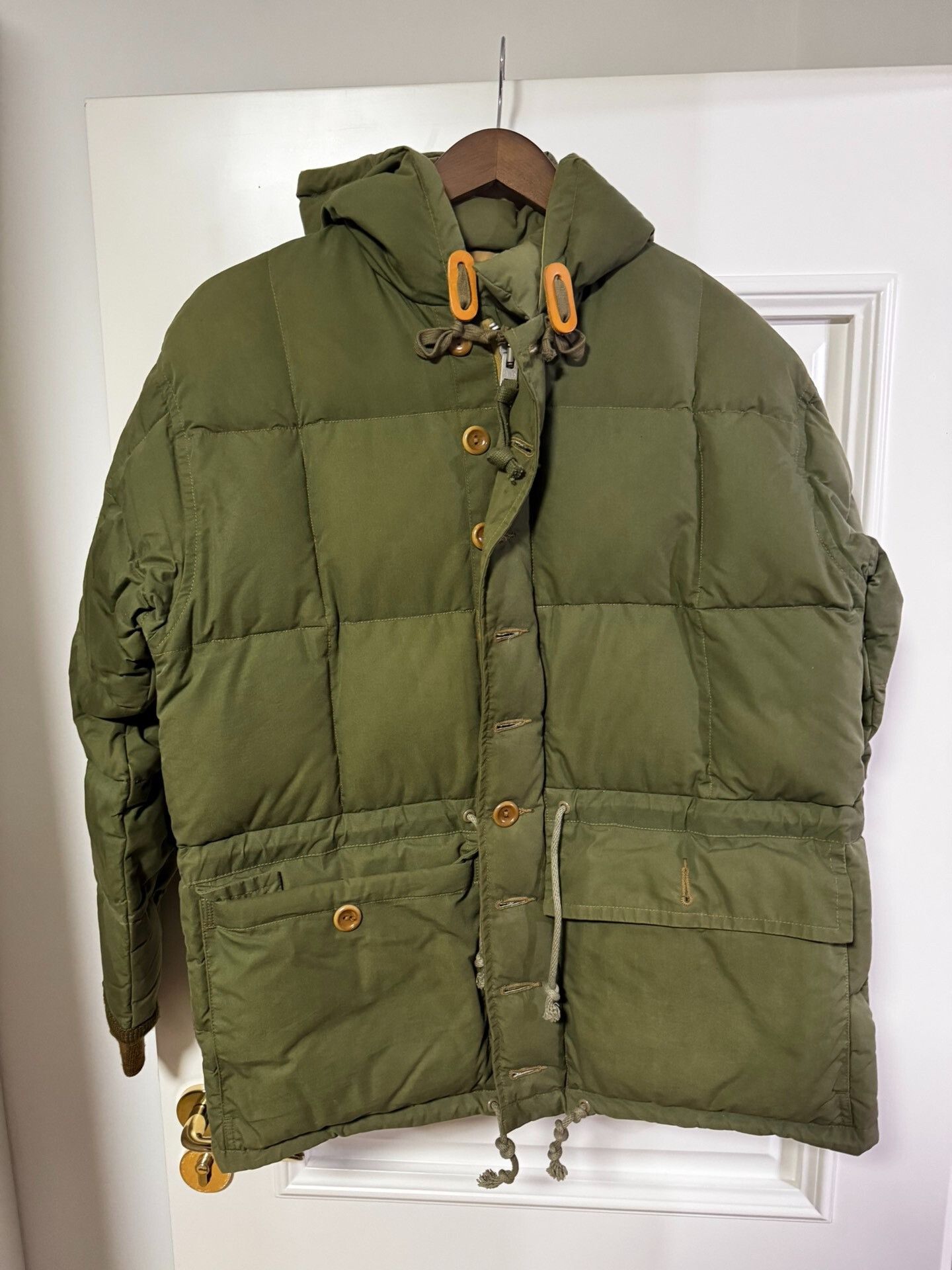 COLIMBO Vintage Green Down Jacket for Cold Weather Size US L / EU 52-54 / 3 - 1 Thumbnail