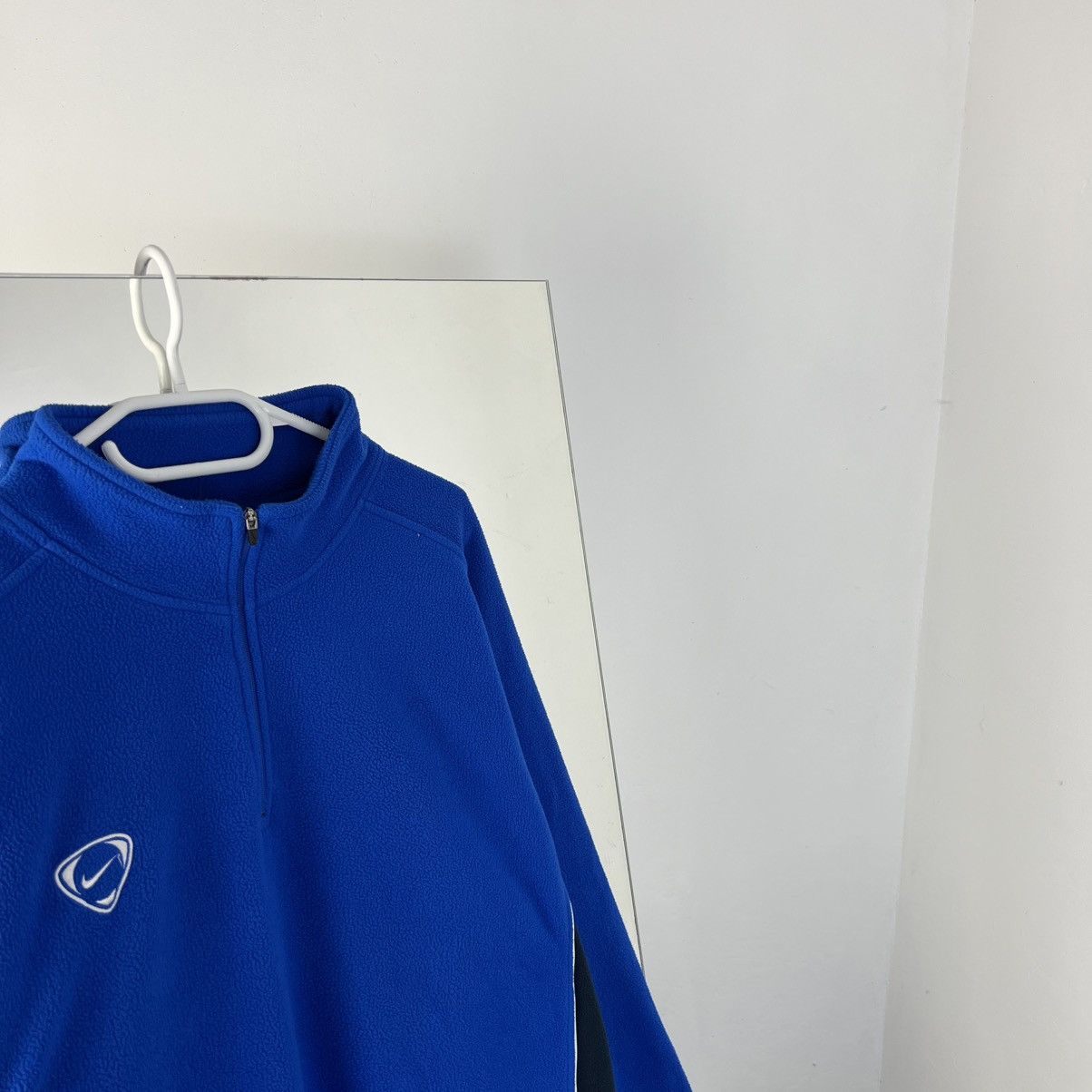 Vintage Vintage Y2K Nike 1/4 Zip Up Fleece Sweatshirt 90s Style Size US XL / EU 56 / 4 - 3 Thumbnail