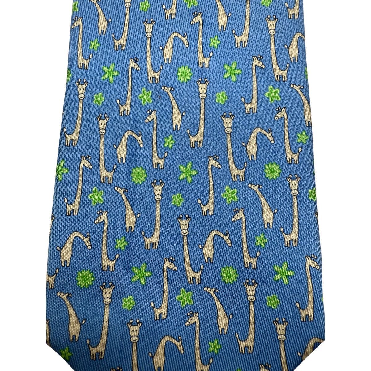Salvatore Ferragamo Salvatore Ferragamo Silk Tie, Blue, Made in Italy Size ONE SIZE - 5 Thumbnail