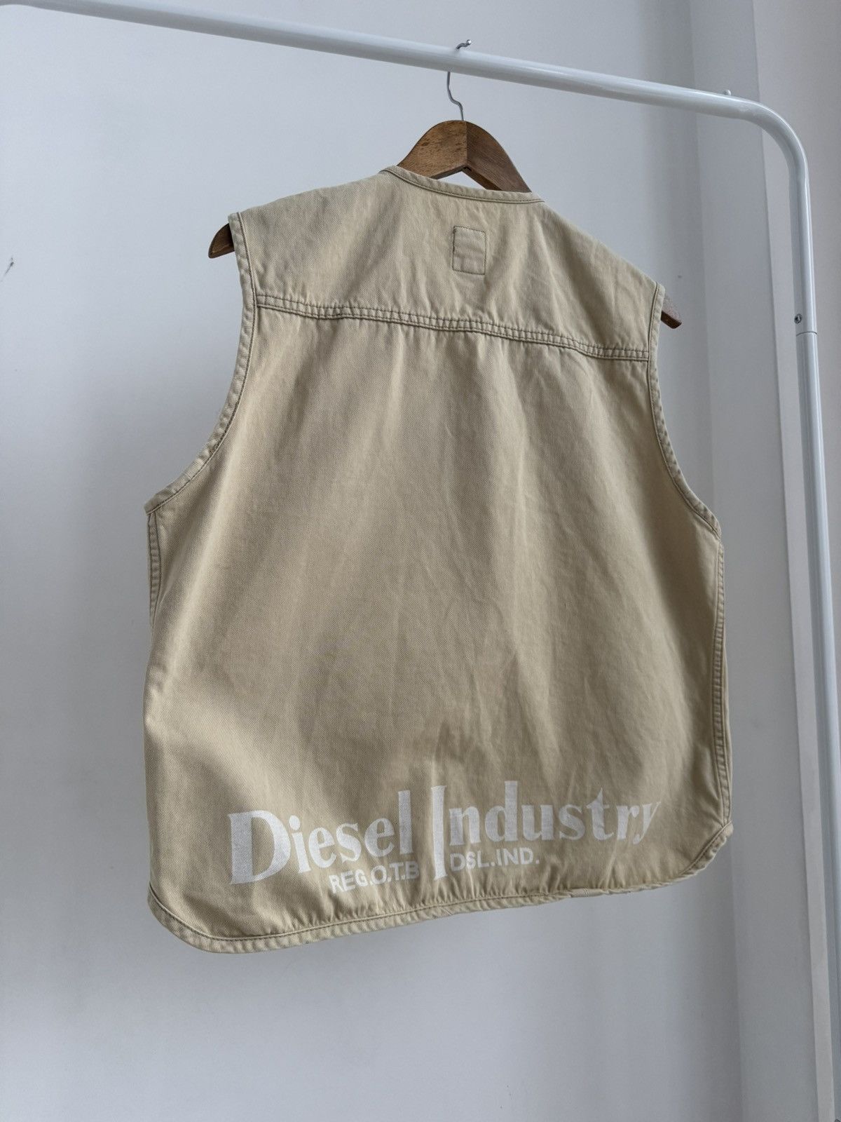 Diesel Vintage Diesel 90s Workwear Vest Utility Canvas Button-Up Size US M / EU 48-50 / 2 - 13 Thumbnail