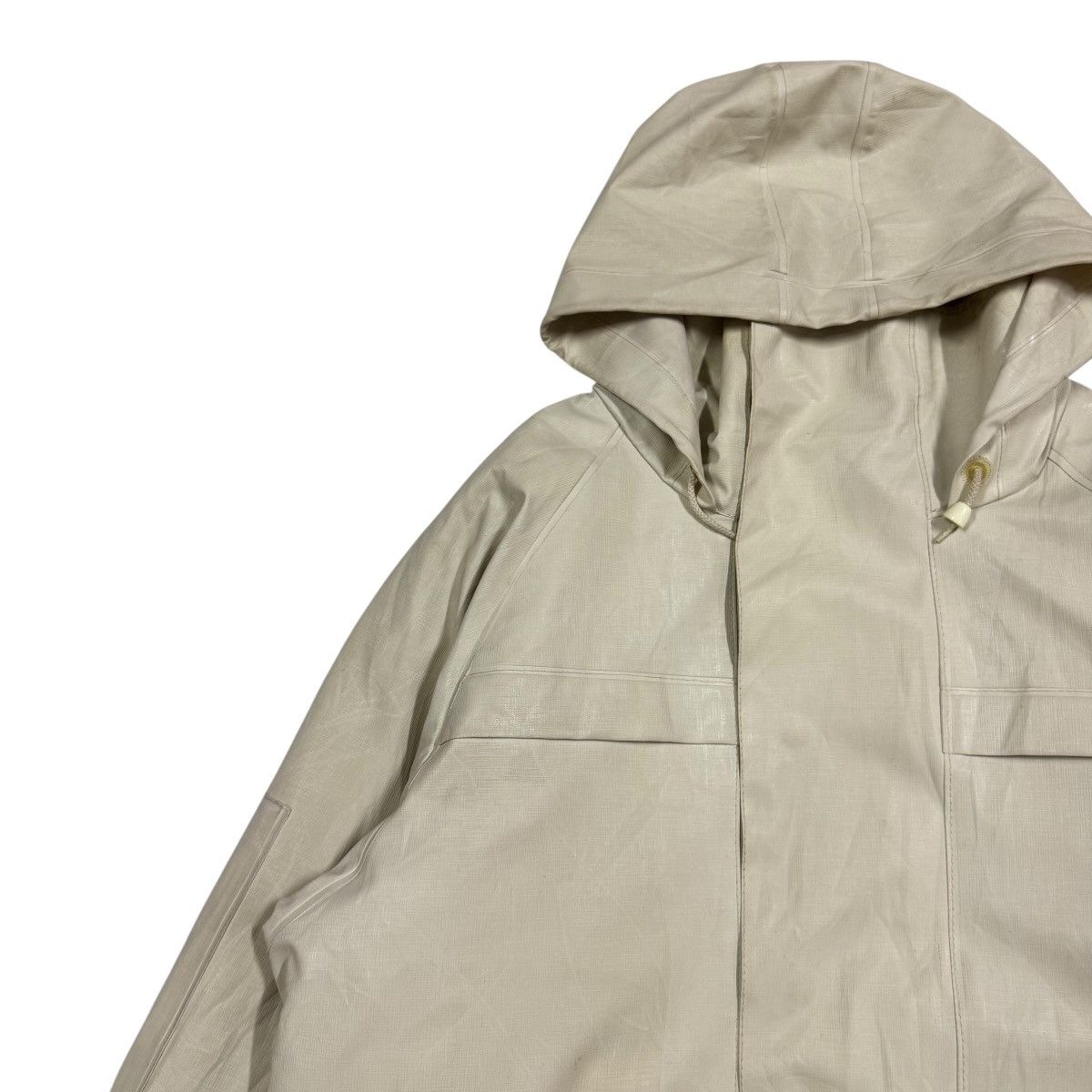 A.P.C. Vtg✨A.P.C Pvc Poly Multipocket Military Waterproof Jacket Size US M / EU 48-50 / 2 - 8 Thumbnail
