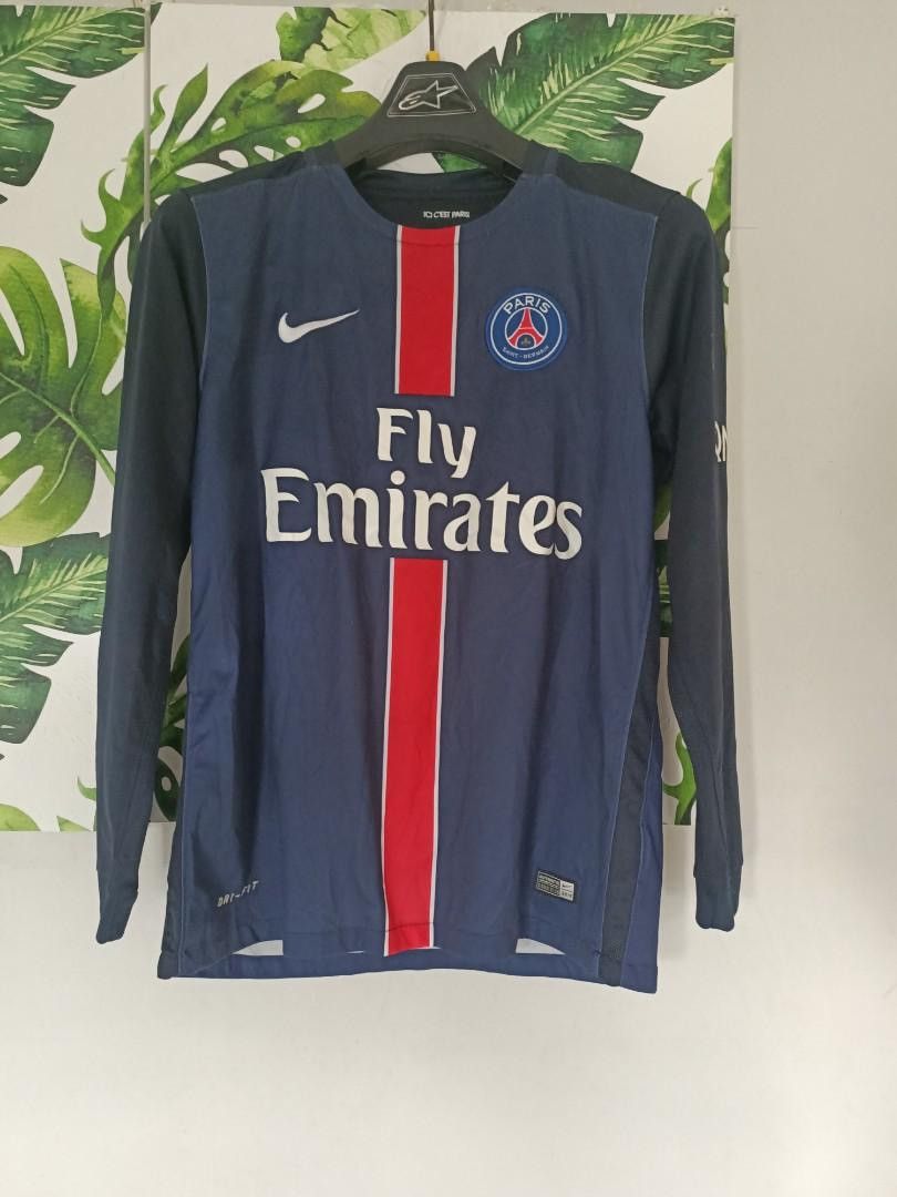 Nike PSG 2014/15 Nike LS Jersey w/ Villa #5 (M) Size US M / EU 48-50 / 2 - 1 Thumbnail