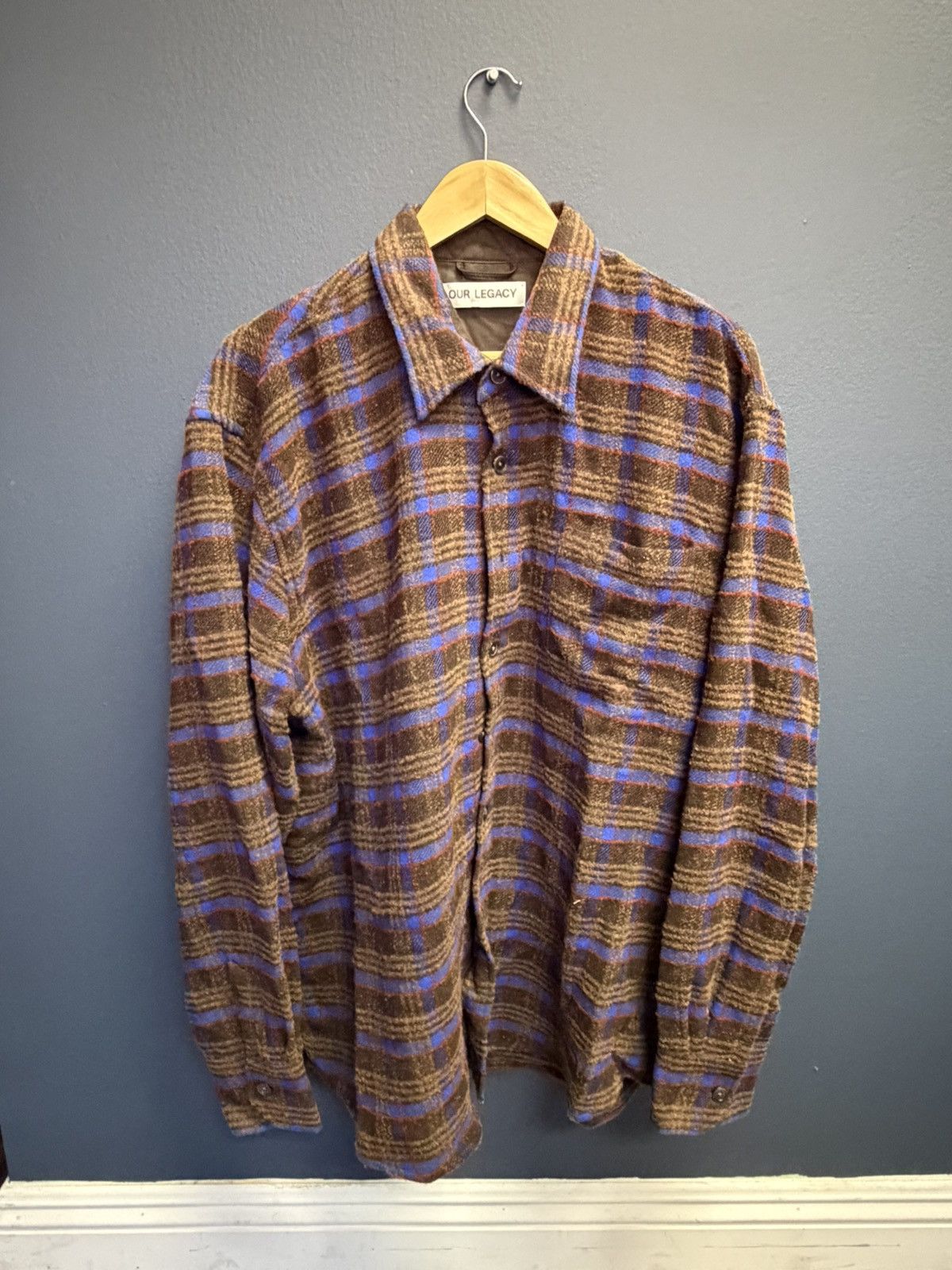 Our Legacy Our Legacy Big Daddy Stripe Oxford Borrowed Shirt Sz 50