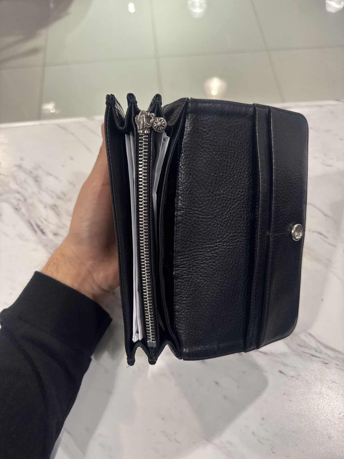 Chrome Hearts Chrome Hearts Judy Black Leather Wallet Size ONE SIZE - 5 Thumbnail
