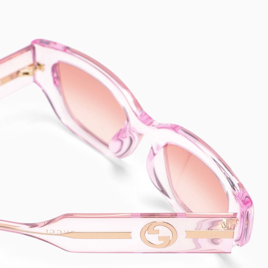 Gucci o1d2blof0824 Size: OS / Rectangular Sunglasses in Pink Size ONE SIZE - 3 Thumbnail