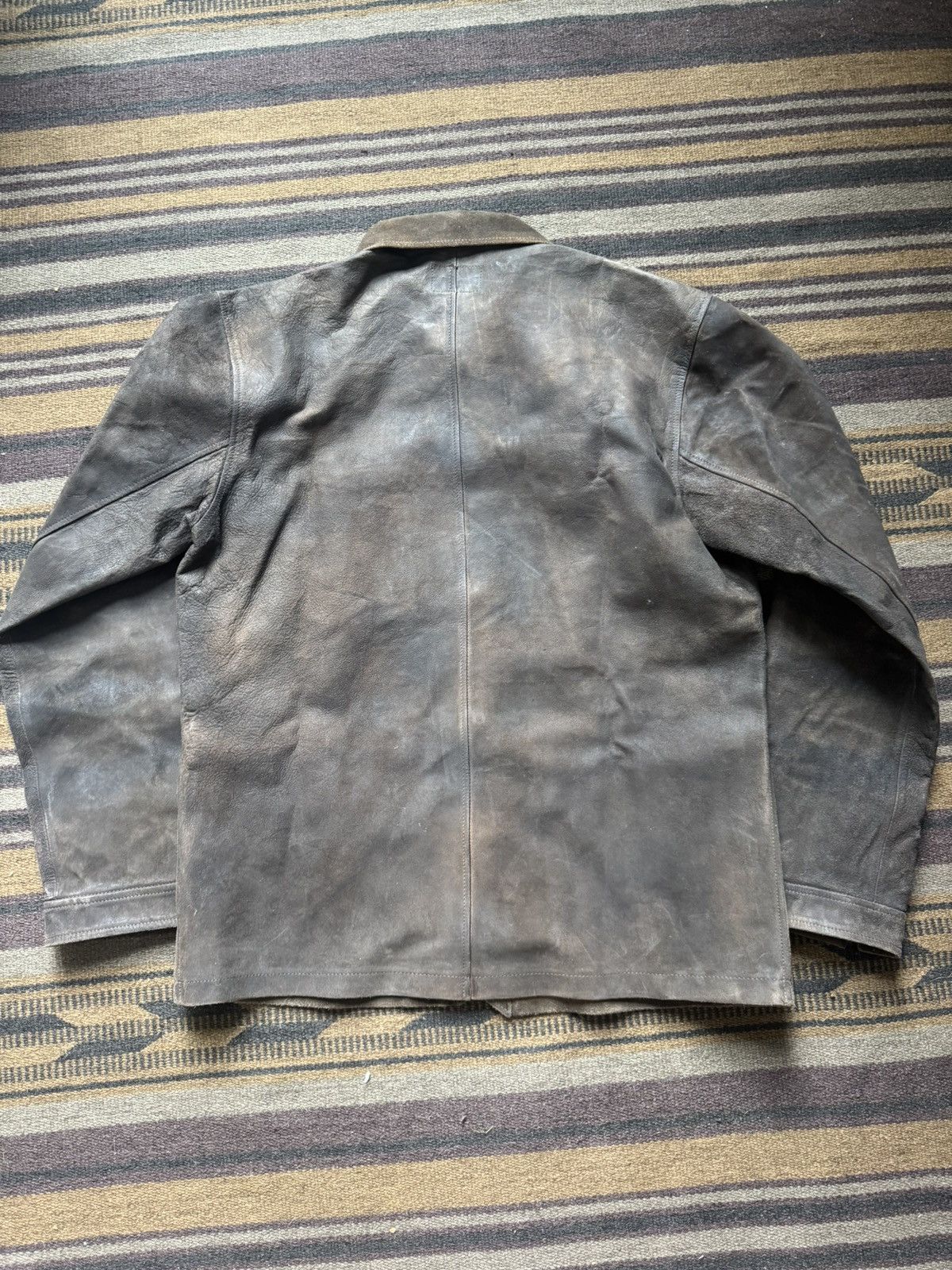RRL Ralph Lauren Cow Suede Chore Coat Size US S / EU 44-46 / 1 - 2 Thumbnail