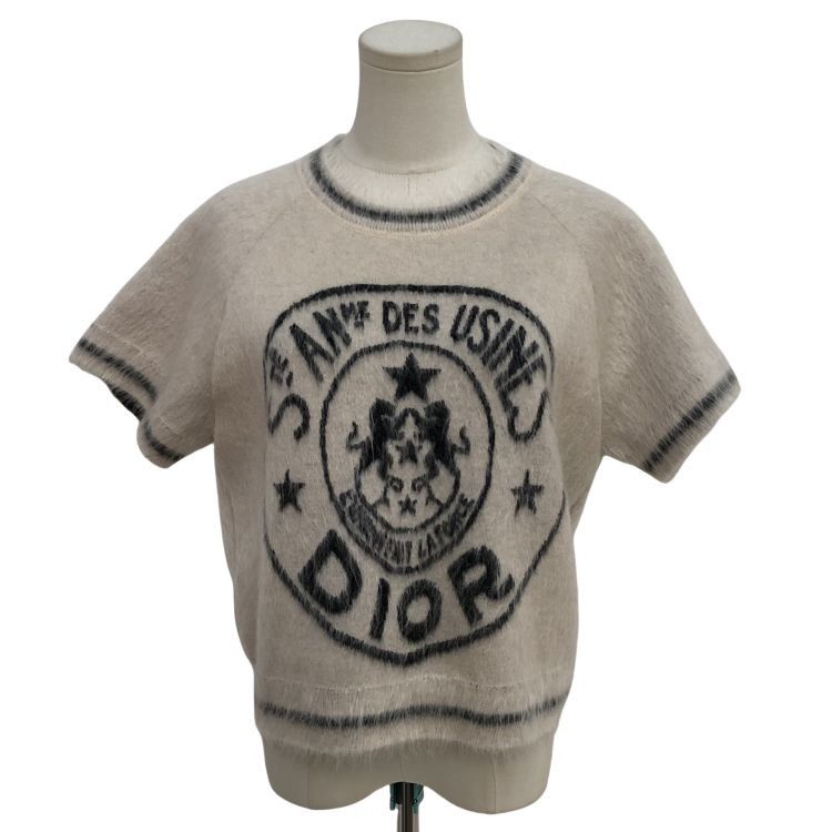 Dior Dior Graphic Logo Mohair Knit Sweater Size FR 34 Size XS / US 0-2 / IT 36-38 - 1 Preview