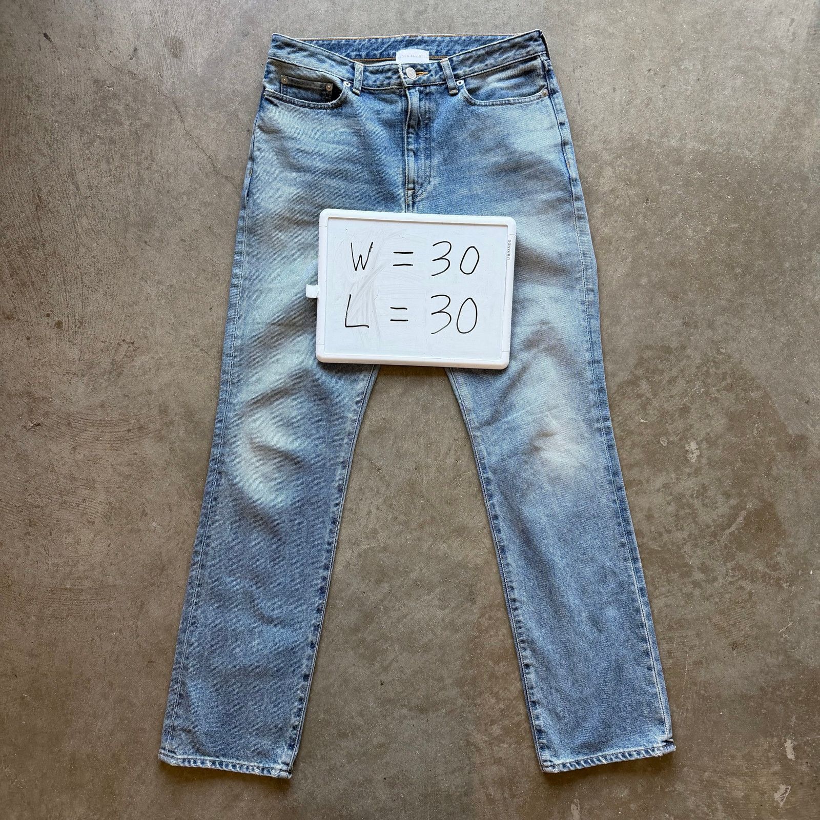 John Elliott John Elliot Lightwash Denim Size US 30 / EU 46 - 5 Thumbnail